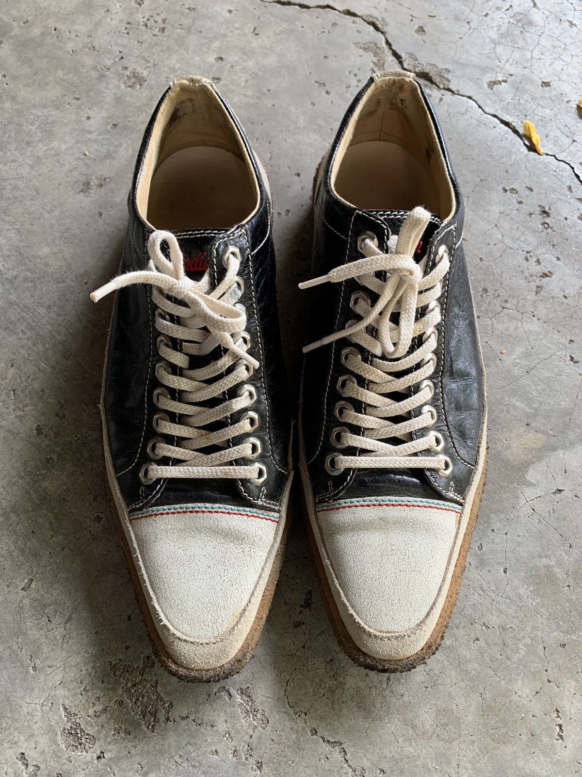 Indian Motorcycle Vintage Indian Motorcycle Leather Low-Top Sneakers Size US 9.5 / EU 42-43 - 8 Thumbnail