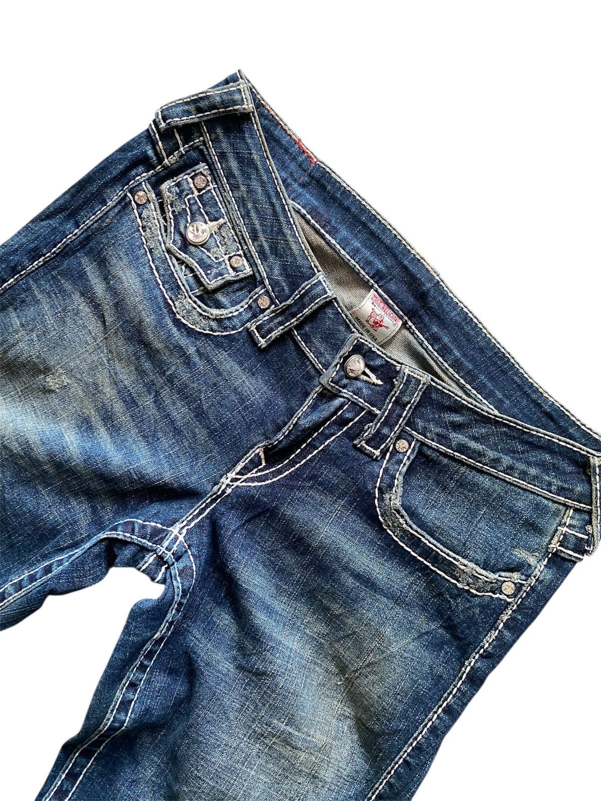 True Religion Vintage True Religion Disco Billy Big T Jeans USA Sz 29 Size 29" - 5 Thumbnail