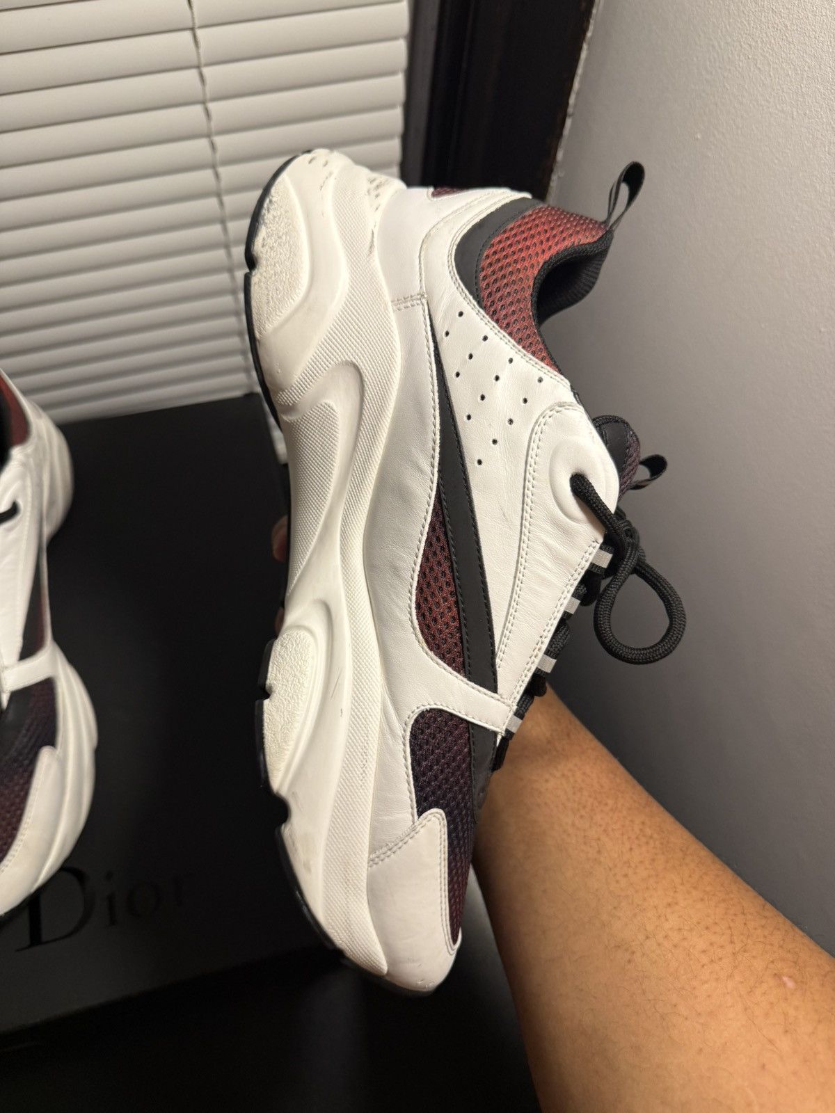 Dior Dior B22 White Red Black Size 44 EU / 11 US Size US 11 / EU 44 - 8 Thumbnail