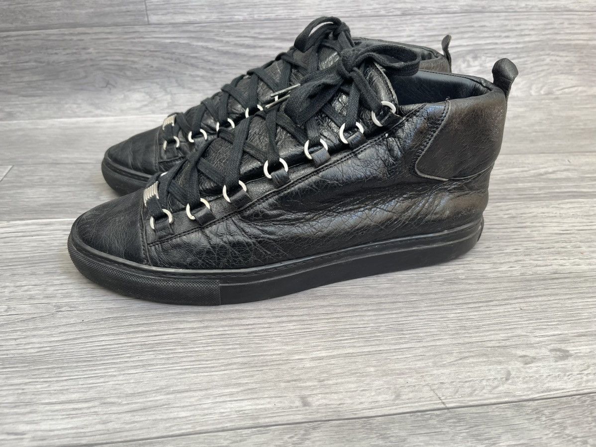 Balenciaga Balenciaga arena black hi-top sneakers sz 42 Size US 9 / EU 42 - 4 Thumbnail