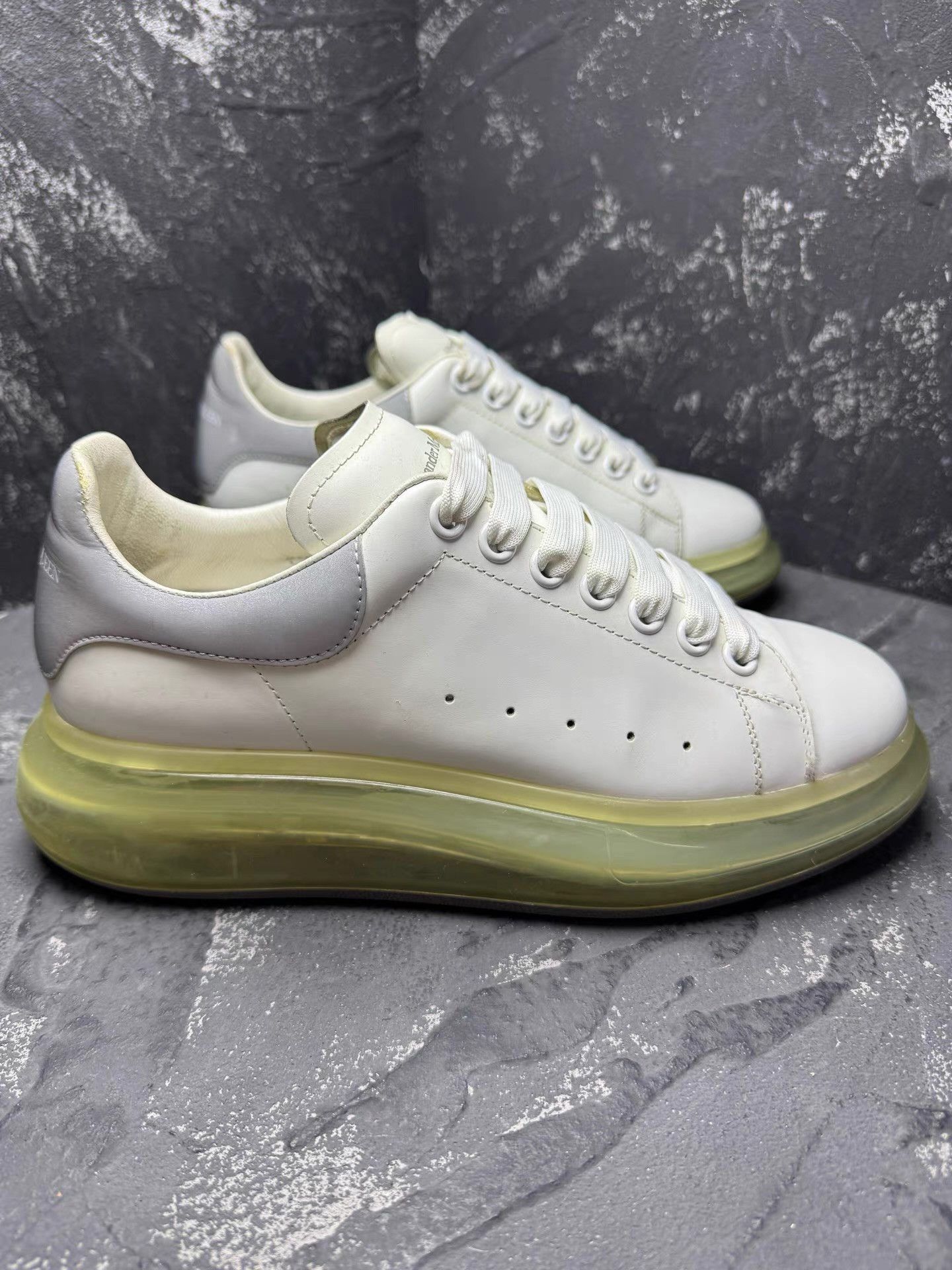 Alexander McQueen Alexander McQueen White Transparent Air Cushion 3M Heel Q10 Size US 7.5 / EU 40-41 - 6 Thumbnail