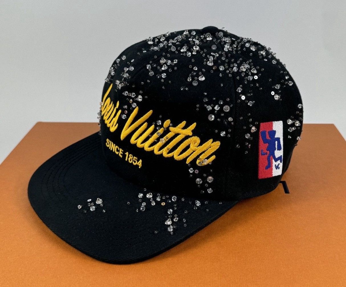 Louis Vuitton SS22 CRYSTAL DETAIL CAP L RARE Size ONE SIZE - 3 Thumbnail