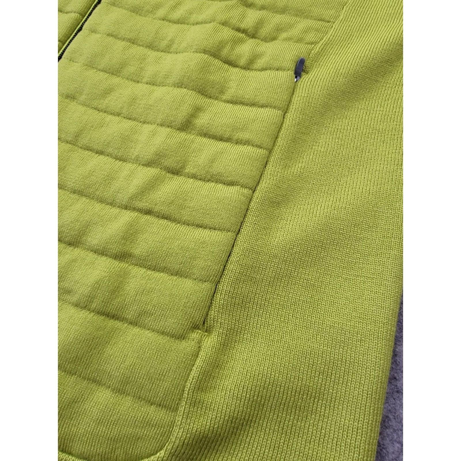 Icebreaker Icebreaker Insulated Vest Mens Large Wool Outdoor Camping, Quilted, Full Zip, Breathable, Pockets, Fall Winter Spring, Green, Regular Fit Size US L / EU 52-54 / 3 - 2 Thumbnail