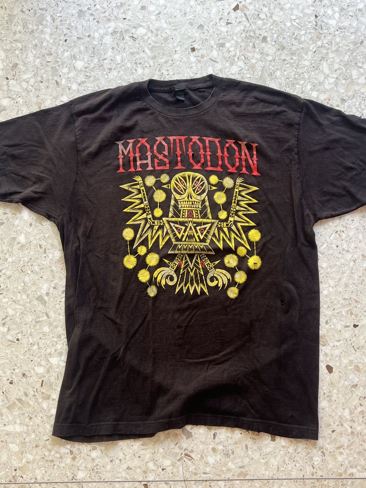 Tultex Mastodon 2017 Tour Shirt XL Metal Rock Band Thrashed faded Size US XL / EU 56 / 4 - 1 Thumbnail