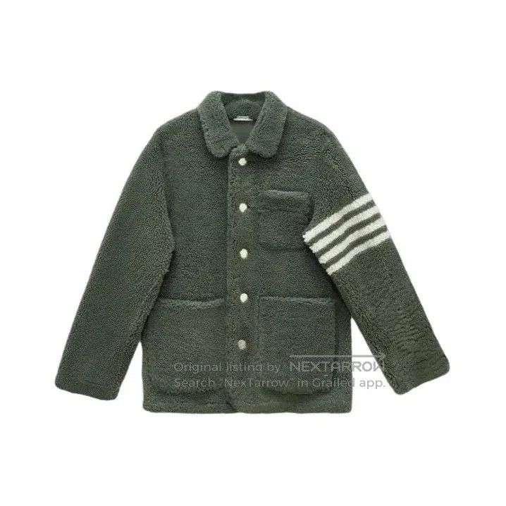 Thom Browne Thom Browne Green Shearling Button. Size US S / EU 44-46 / 1 - 1 Thumbnail