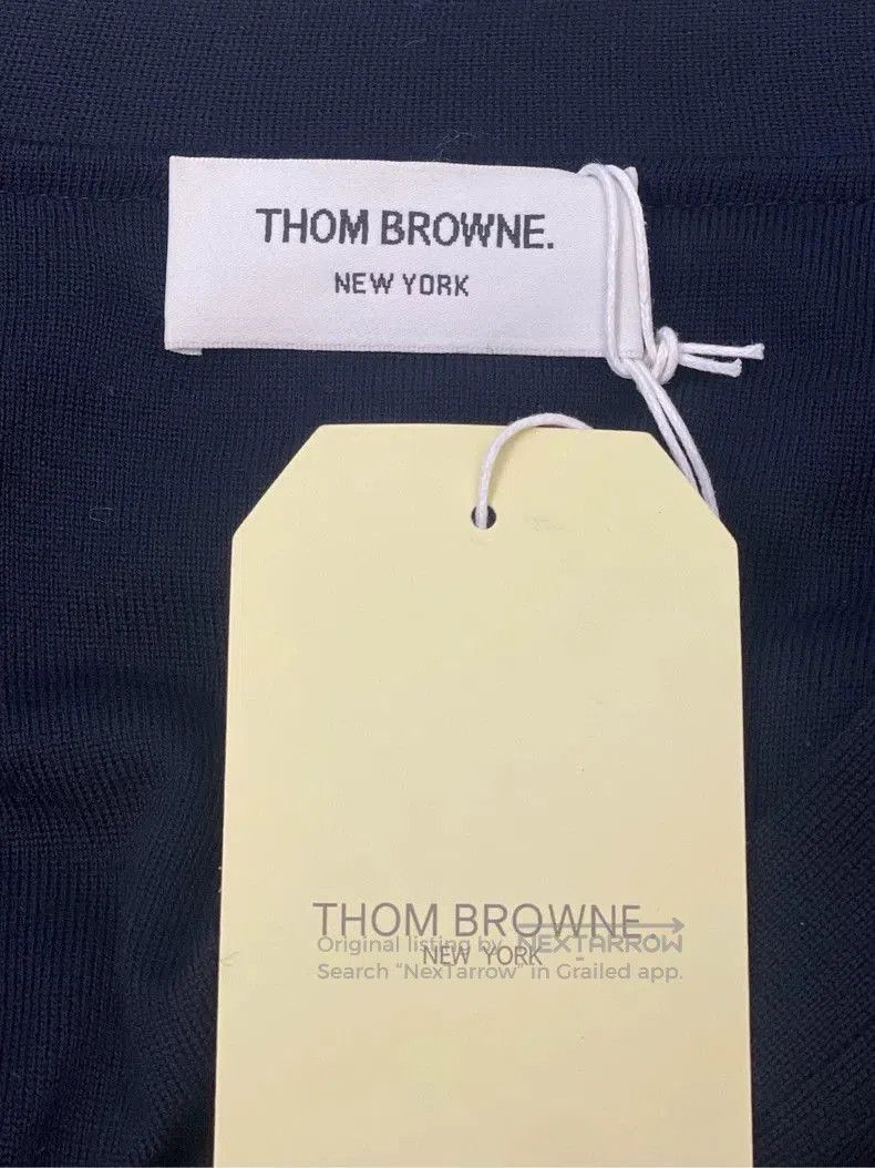 Thom Browne Thom Browne Navy Wool Knit Cardigan. Size US S / EU 44-46 / 1 - 2 Thumbnail