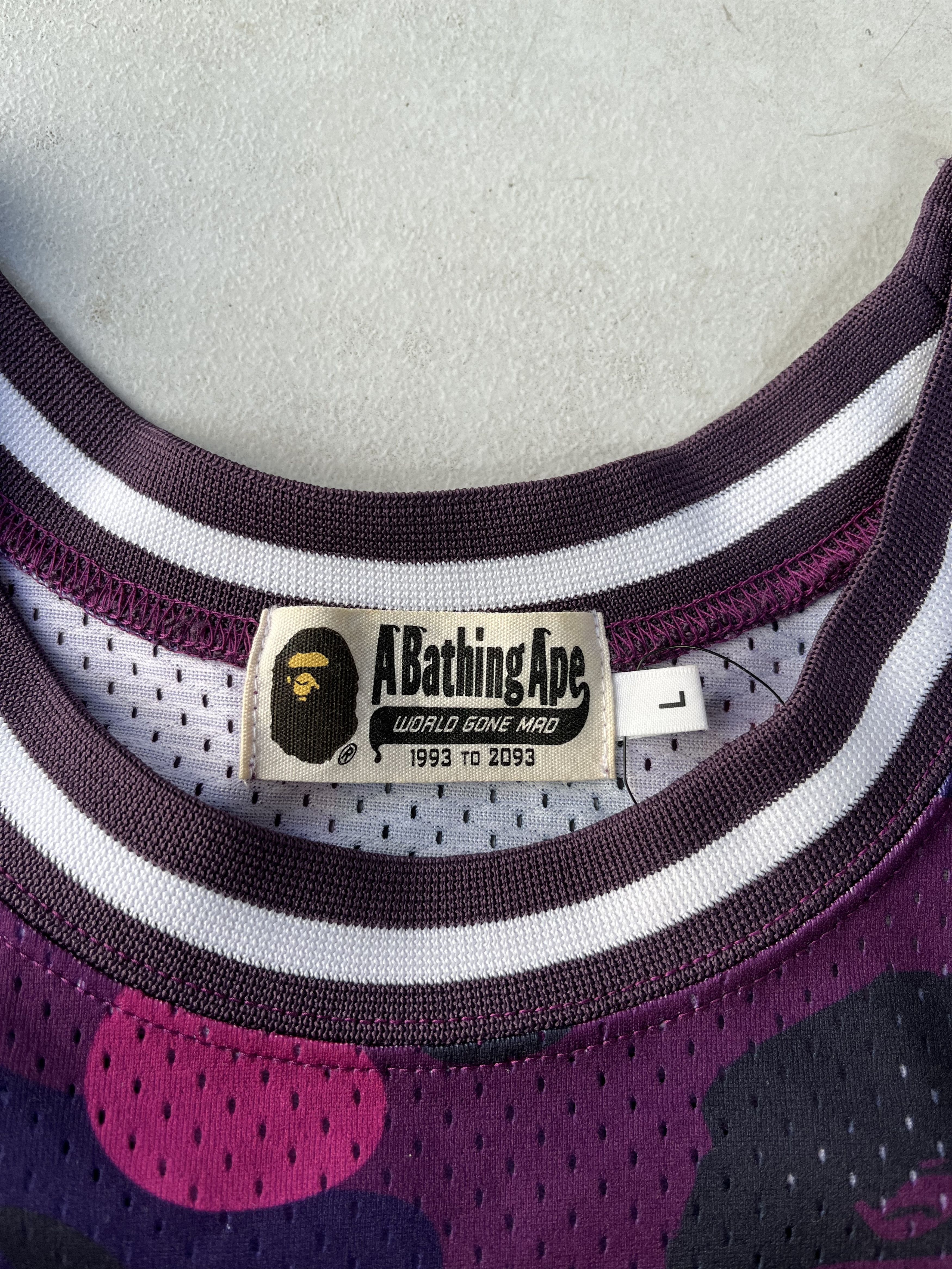 Bape Color Camo Mesh Tank Top Size US L / EU 52-54 / 3 - 12 Thumbnail