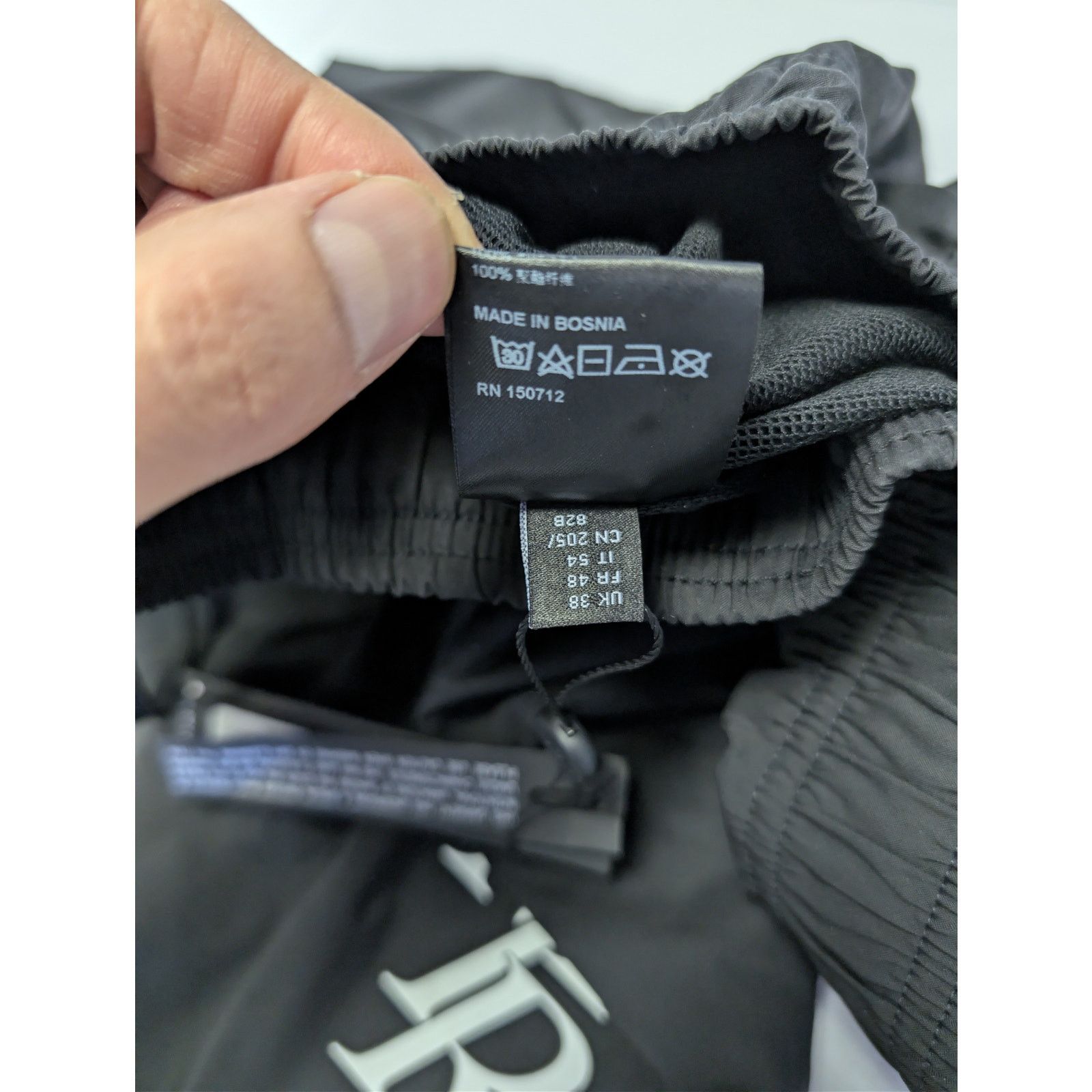 Amiri o1rshd1 Amiri Stack Logo Swim Trunk Shorts in Black Size US 38 / EU 54 - 18 Thumbnail