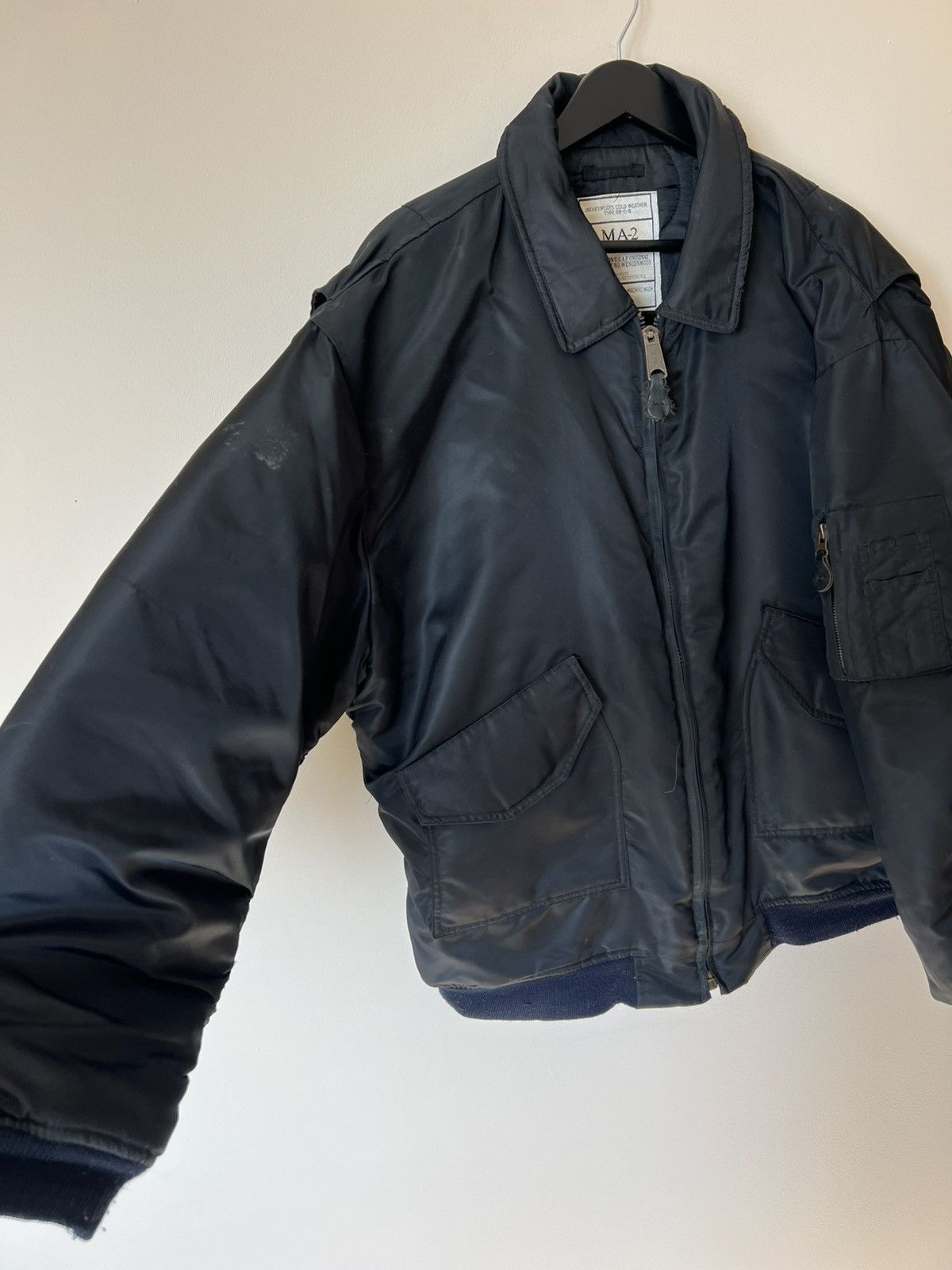 Vintage Vintage MA-2 Retro Flyght Aviator 90s opium style bomber Size US XL / EU 56 / 4 - 5 Thumbnail