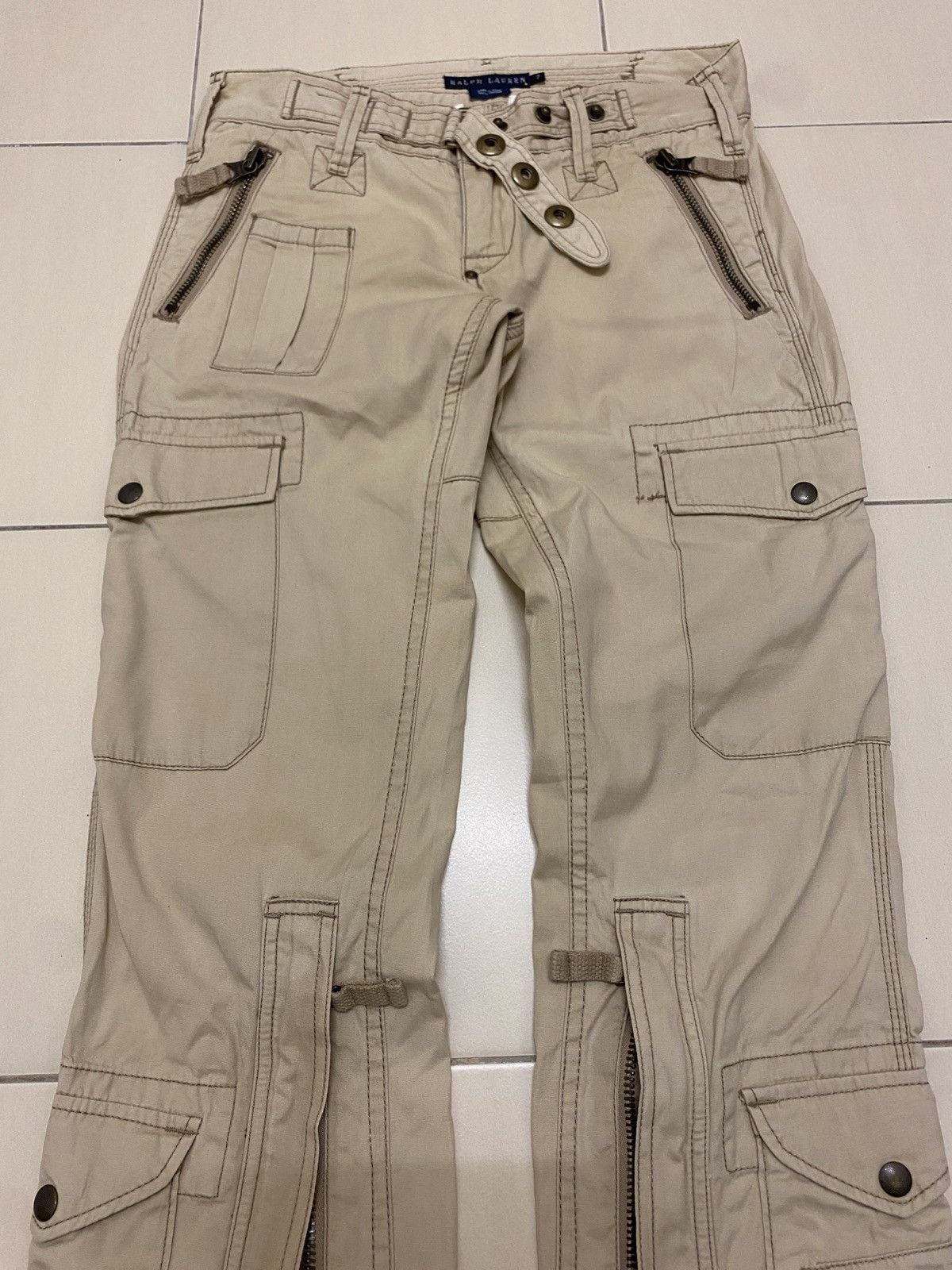Polo Ralph Lauren × Ralph Lauren Ralph Lauren Cargo Utility Woman Pants Size 31" - 3 Thumbnail