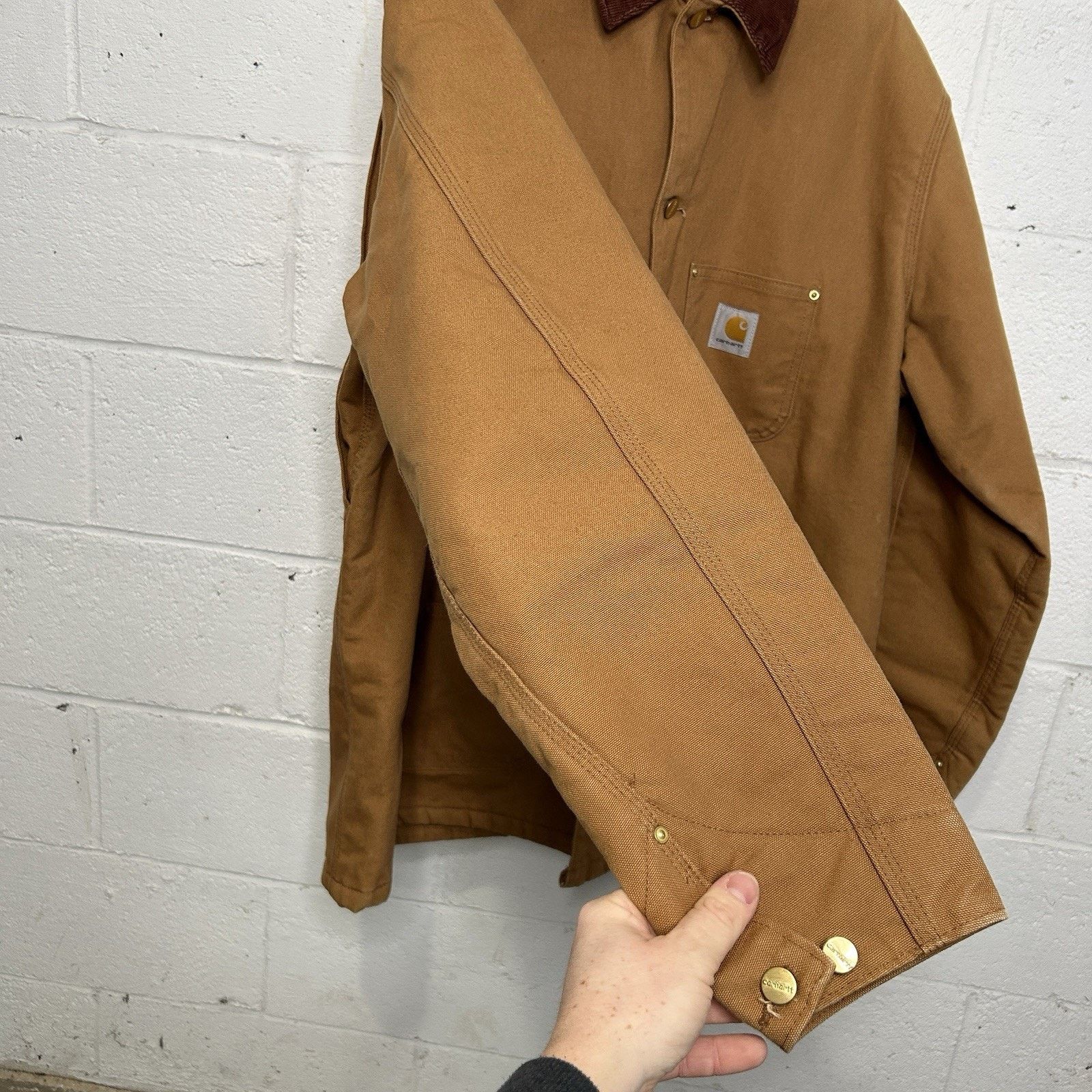 Carhartt Carhartt Blanket Lined Corduroy Collar Chore Coat “Brown” Size US XL / EU 56 / 4 - 8 Thumbnail