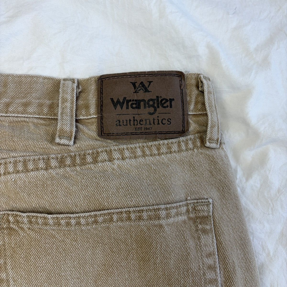 Wrangler Wrangler beige acid wash jeans Size US 36 / EU 52 - 7 Thumbnail