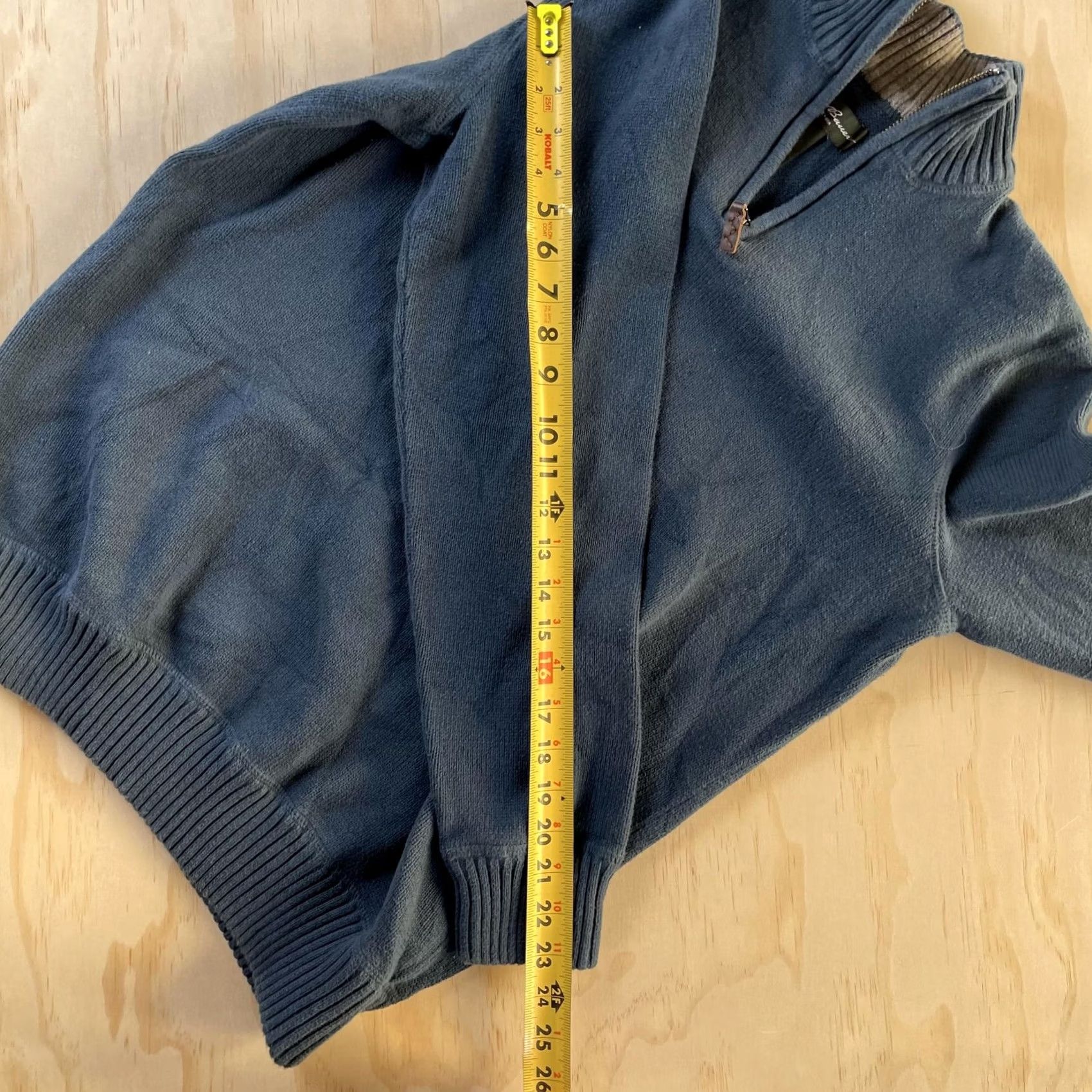 Eddie Bauer Eddie Bauer Sweater Mens LT Blue 1/4 Zip Mock Neck Cotton Knit Pullover Casual Size US L / EU 52-54 / 3 - 5 Thumbnail