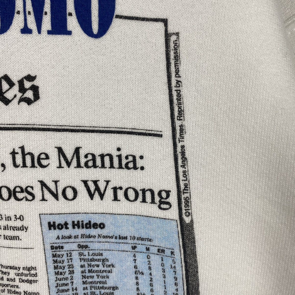 MLB × Vintage Vintage 90s Los Angeles Dodgers Hot Hideo Nomo 1995 Size US M / EU 48-50 / 2 - 6 Thumbnail