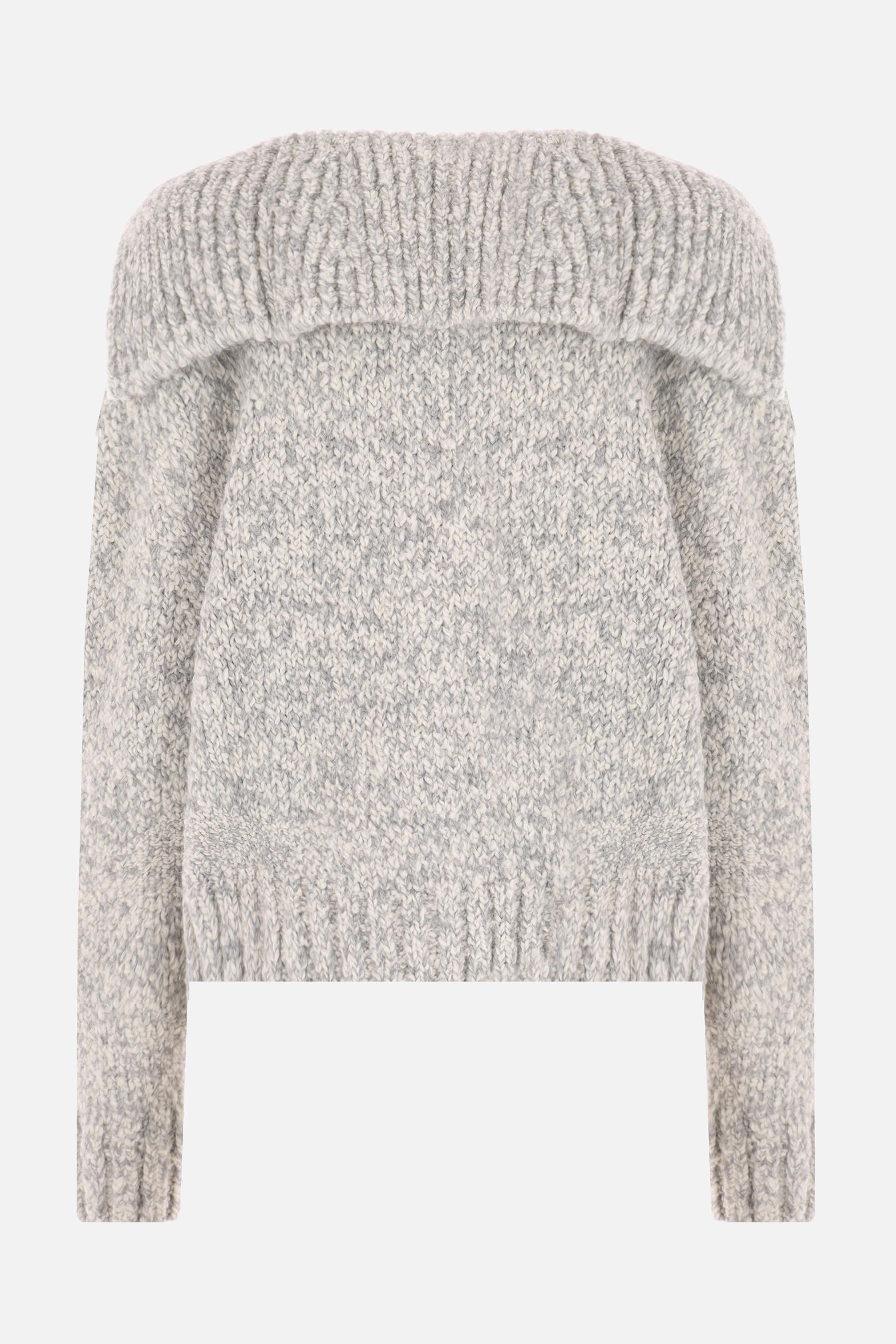 Bottega Veneta o1y0725 Cardigan in Light Gray Size M / US 6-8 / IT 42-44 - 2 Thumbnail