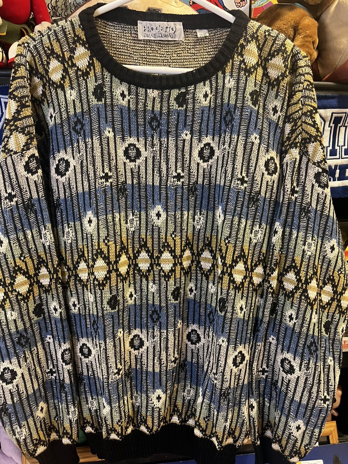 Other Progetto Coogi-Like Sweater Size US XL / EU 56 / 4 - 2 Thumbnail