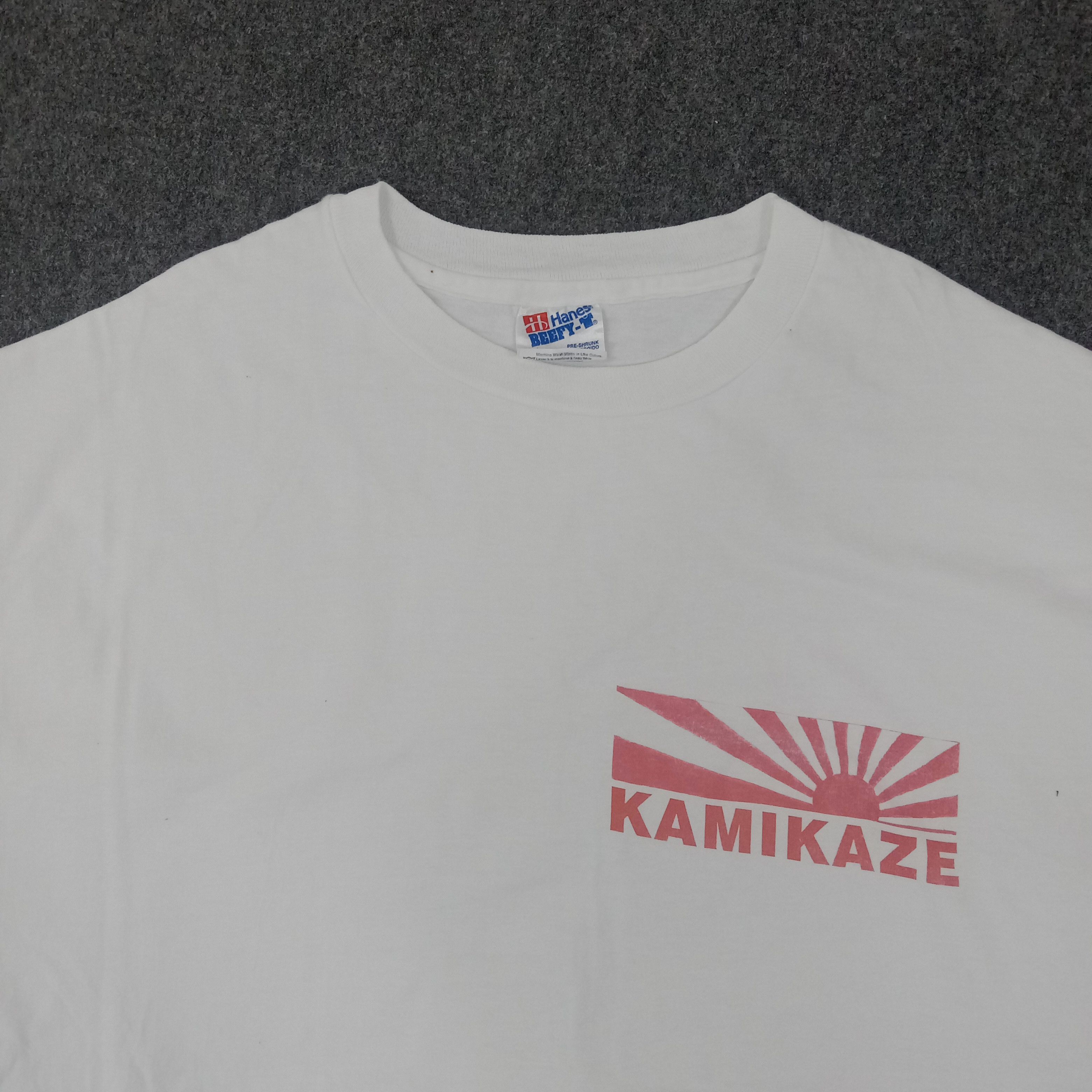 Japanese Brand × Vintage Vintage 90's Kamikaze Kyo 99 Japanese Style Tshirt Size US XL / EU 56 / 4 - 2 Thumbnail
