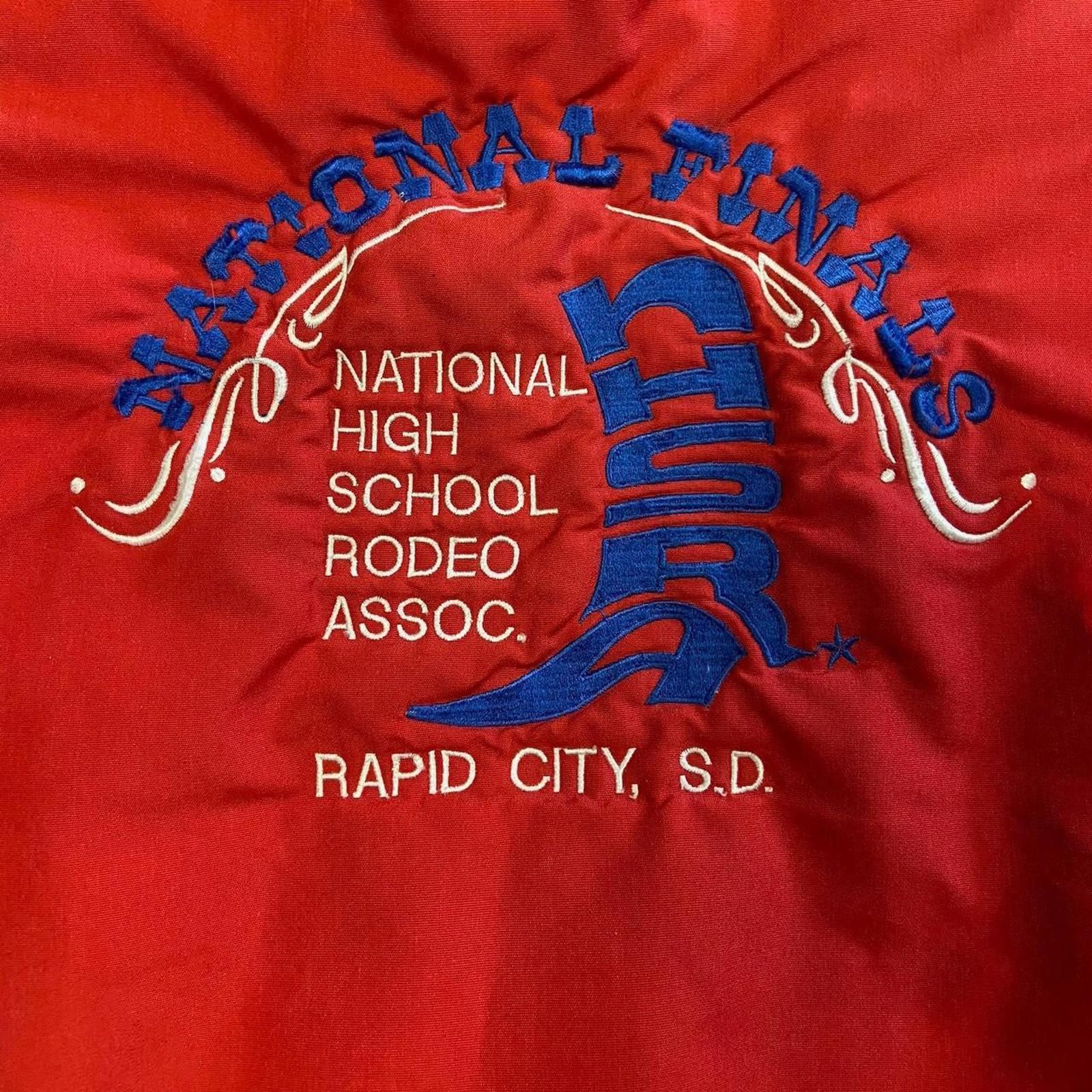 Vintage Vintage 80s Red Rodeo Jacket Size US L / EU 52-54 / 3 - 2 Thumbnail