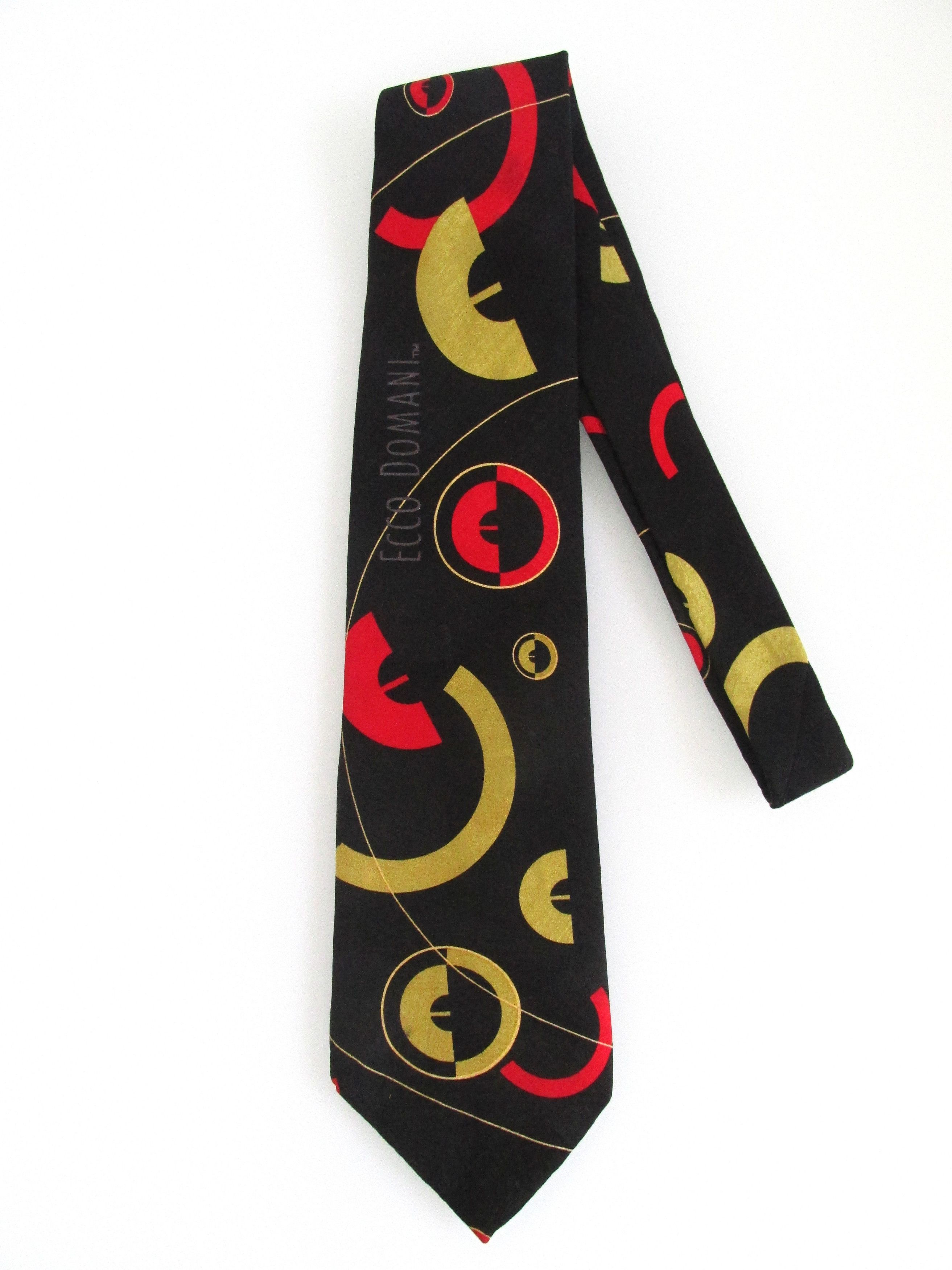 Other Ecco Domani Men's Silk Tie Size ONE SIZE - 1 Thumbnail