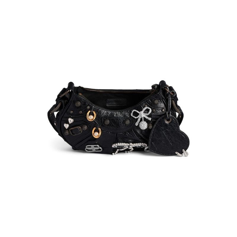 Balenciaga o1srvl11e0526 Size: OS / Le Cagole XS Shoulder Bag in Black Size ONE SIZE - 4 Thumbnail