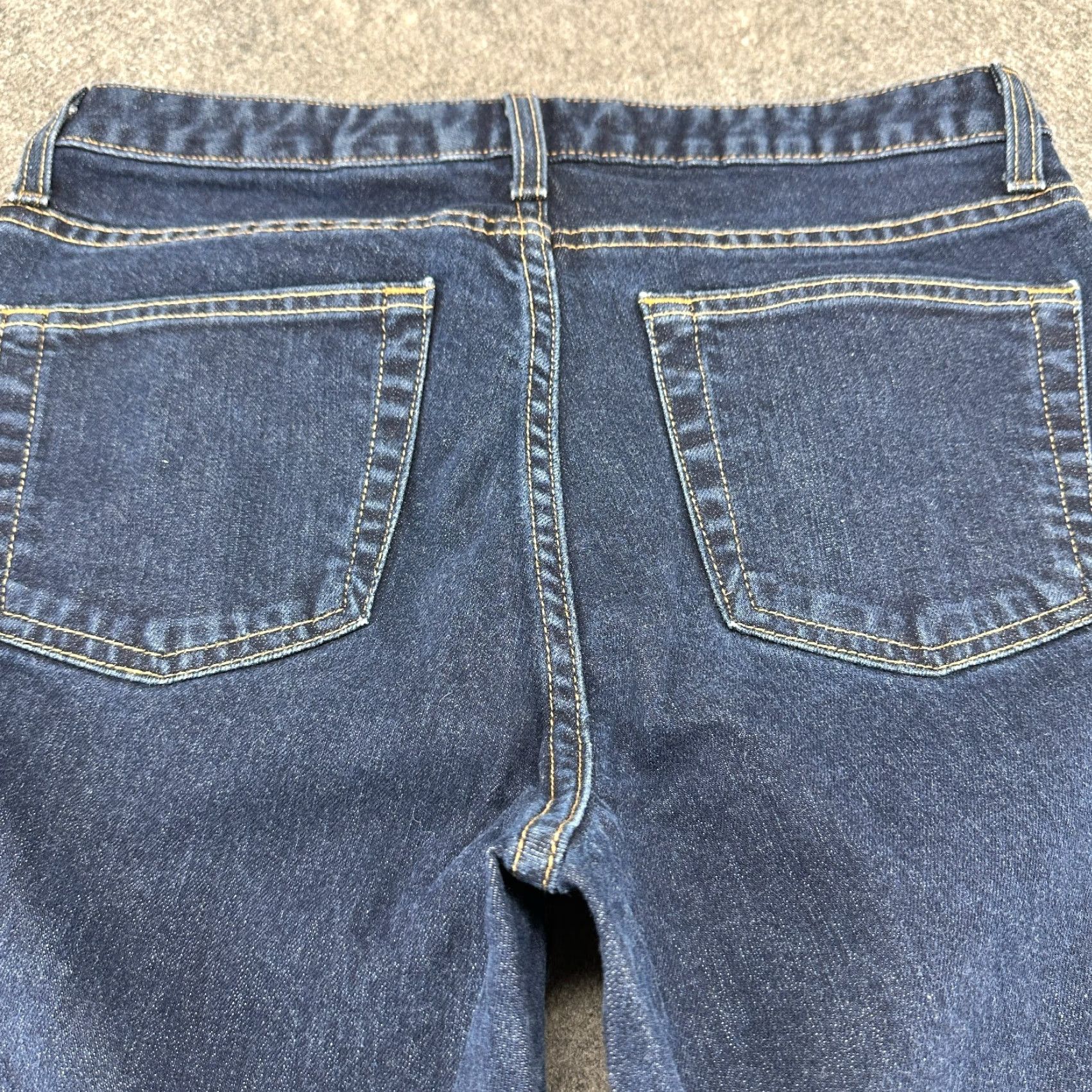 Gap VINTAGE Gap Jeans Womens 10 Blue Bootcut Denim 5-Pocket Slim Stretch Dark Wash Cotton Y2K 90s Cowboys USA Gap 1969 Mens Womens Girls Size 32" / US 10 / IT 46 - 5 Thumbnail