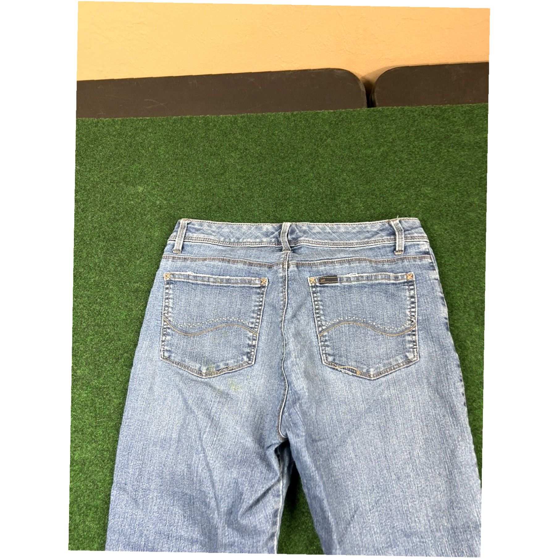 Lee Lee Slender Secret / Lower on the Waist / Crop Capri Denim Jeans / Size 4 M Size 27" / US 4 / IT 40 - 2 Thumbnail