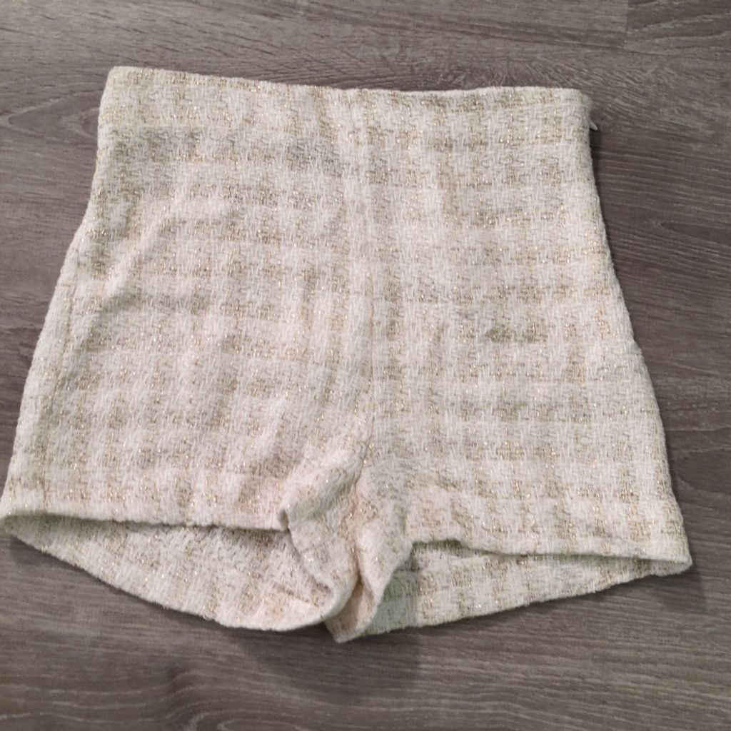 Zara Zara Checkered Shorts Side Zipper Size XS Size 25" / US 0 / IT 36 - 2 Thumbnail