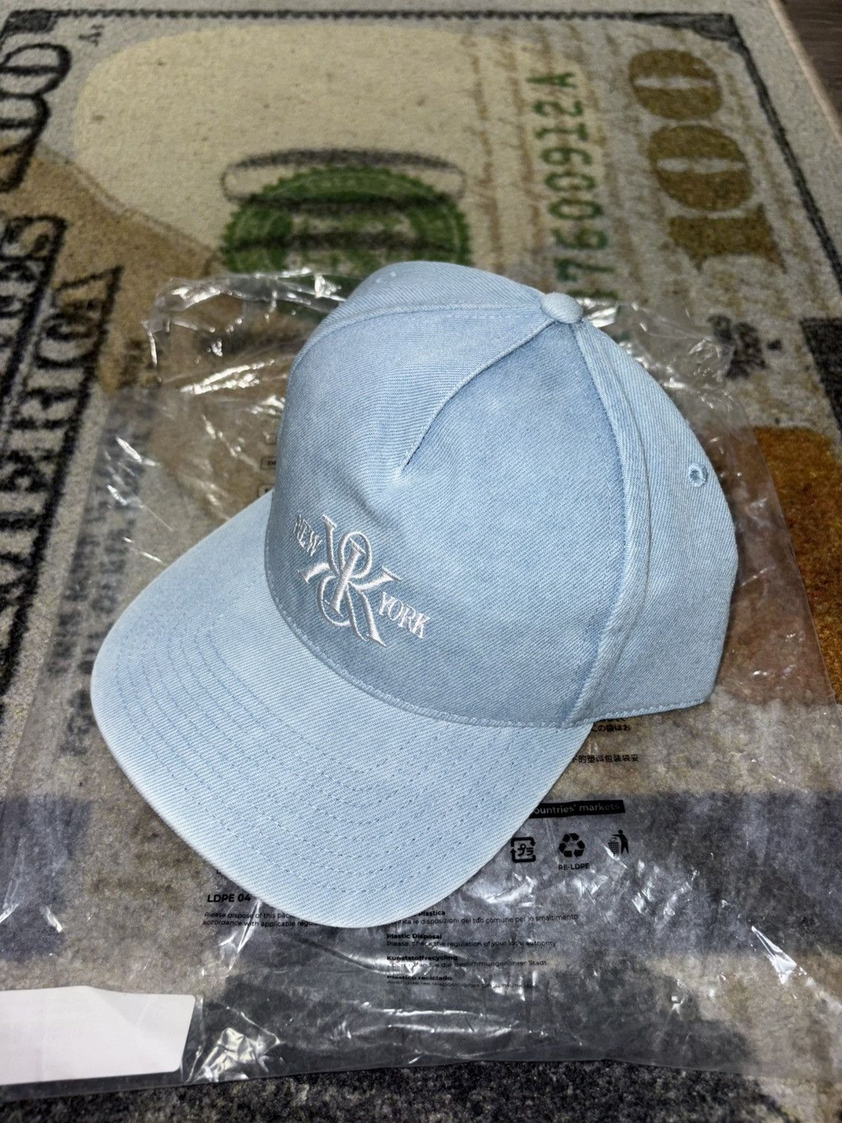 Kith Kith and Kin New York Denim Bay Low Pinch Crown Hat Size ONE SIZE - 1 Thumbnail