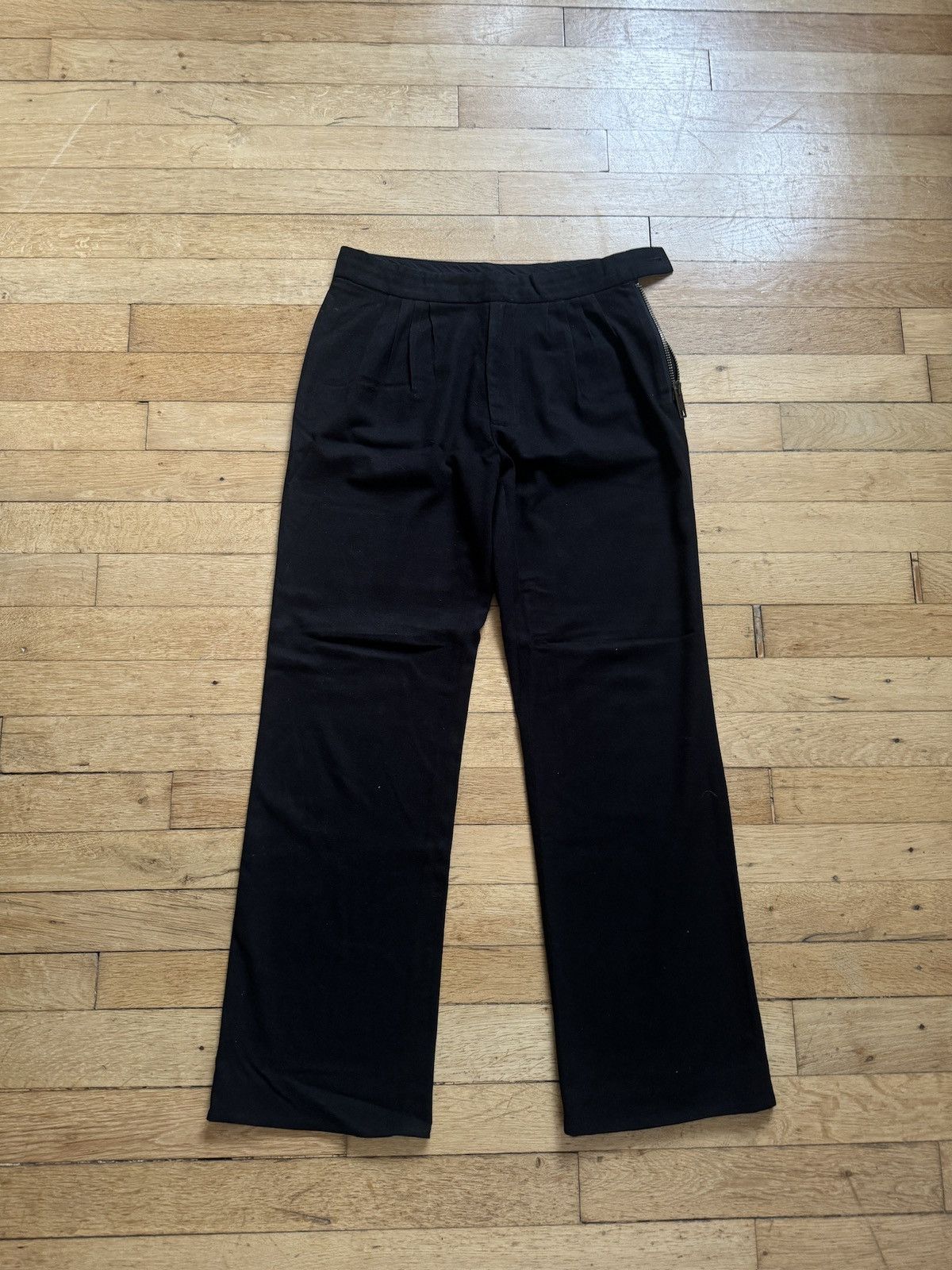 Raf Simons Raf Simons AW 2001-2002 Pleated Wool Trousers Size 46R - 1 Thumbnail