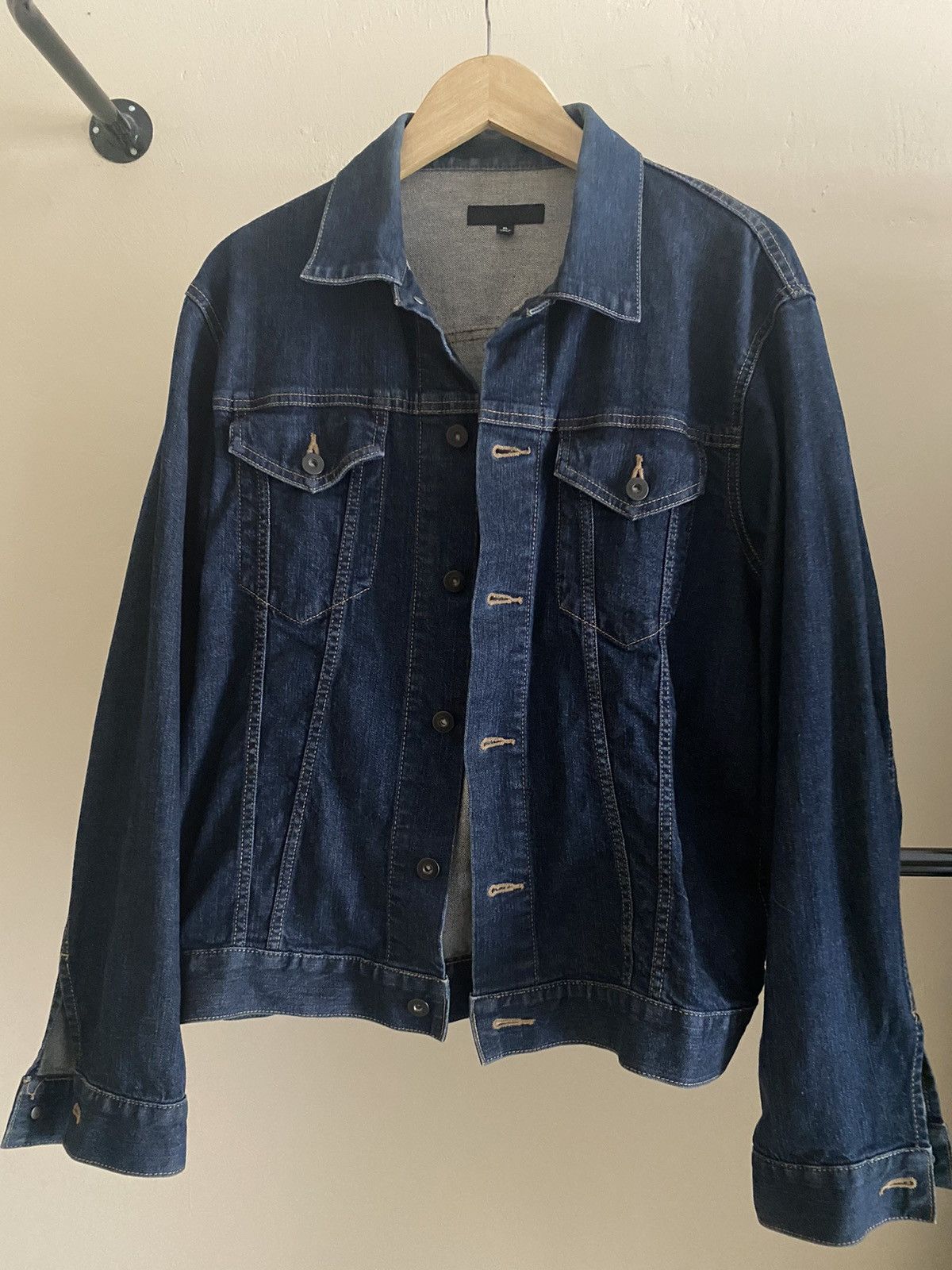 Uniqlo Denim Jacket Size US XL / EU 56 / 4 - 1 Thumbnail