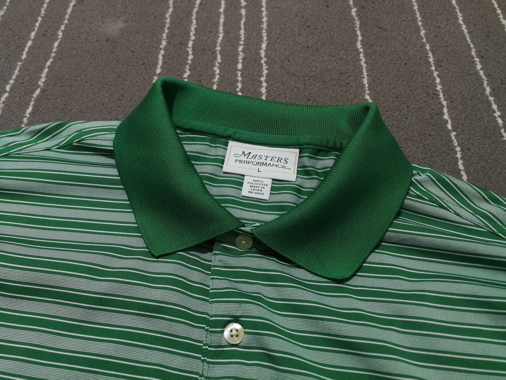 Japanese Brand MASTERS PERFORMANCE golf polo tee L 2067 Size US L / EU 52-54 / 3 - 5 Thumbnail