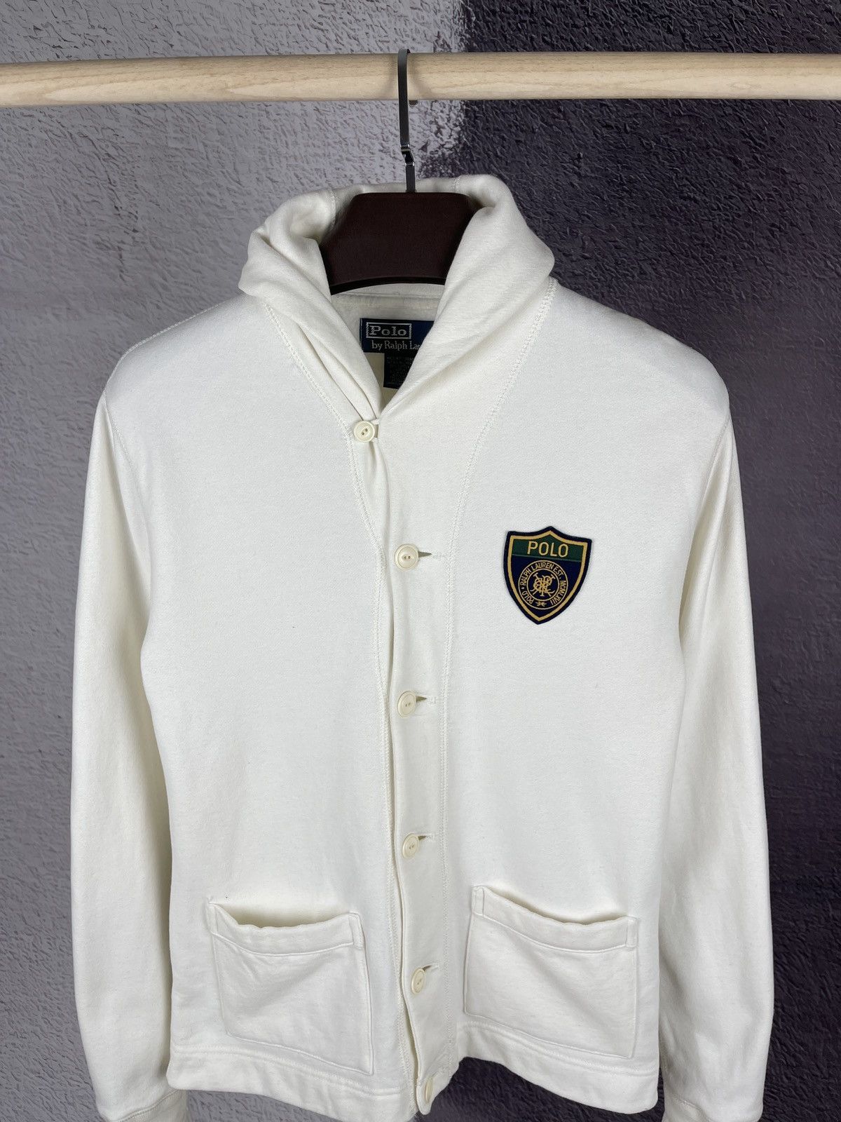 Polo Ralph Lauren Polo Ralph Lauren white cardigan sweater pockets button up Size US S / EU 44-46 / 1 - 4 Thumbnail