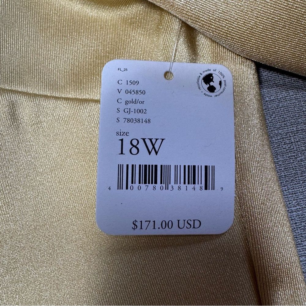 Other NWT New $171 Gin & Jules by Madeleine Fig Gold Cher Mini Dr Size XXL / US 16-18 / IT 52-54 - 6 Thumbnail