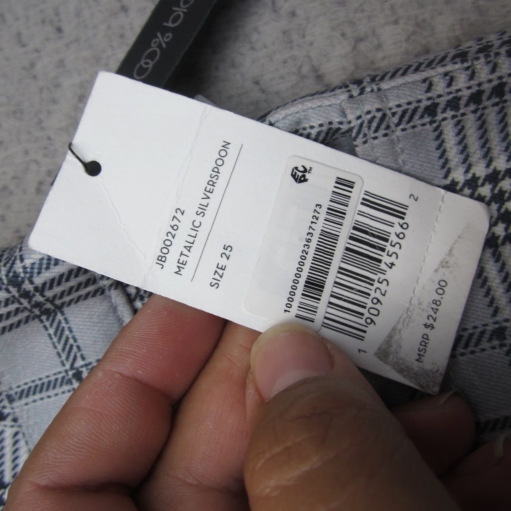 J Brand J Brand Pants Womens 25 Gray Selena Crop Boot Mid Rise Silverspoon 26x26 Size 42" / US 20 - 5 Thumbnail