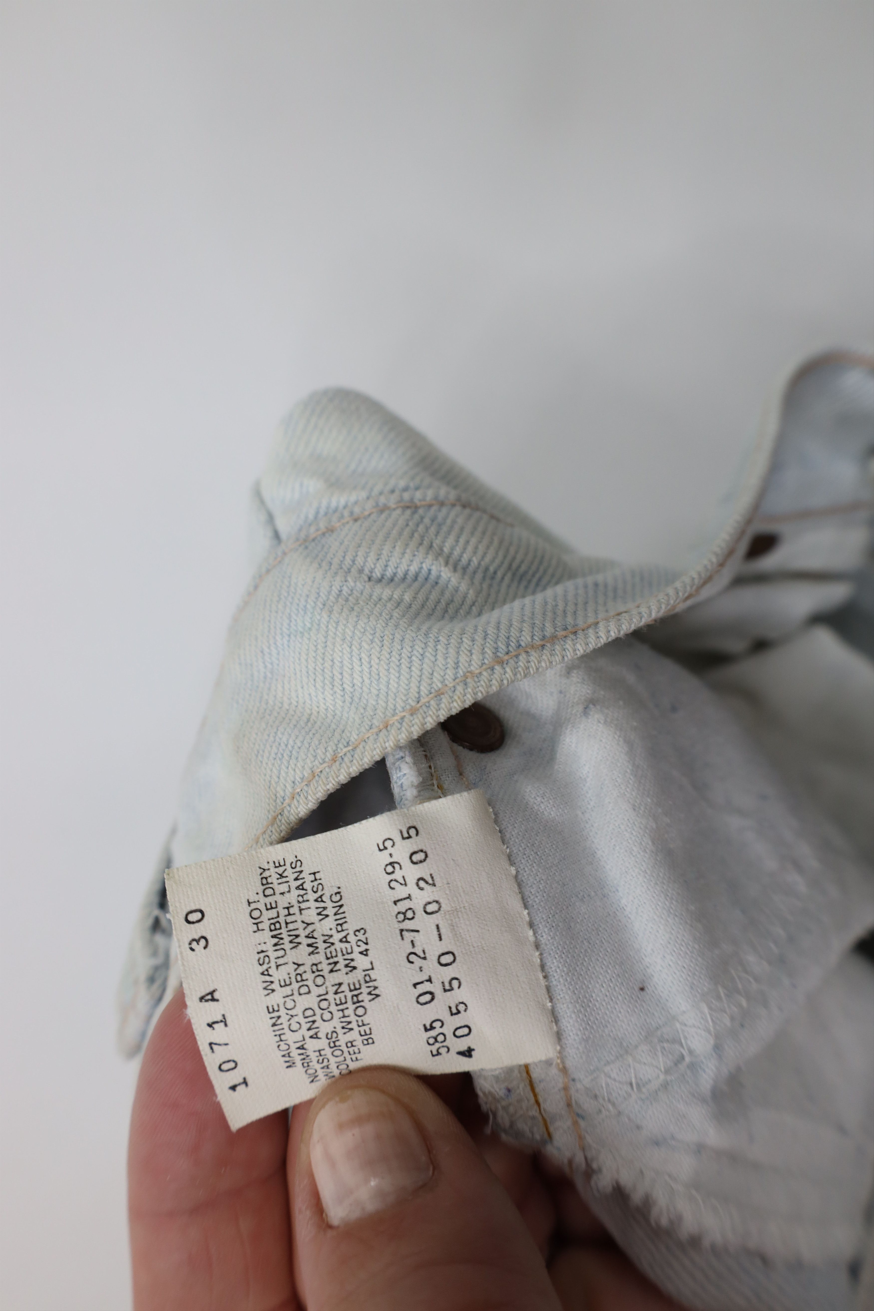 Levi's Vintage 80s Levis 550 Orange Tab Relaxed Fit Denim Jeans USA Size US 31 - 10 Thumbnail