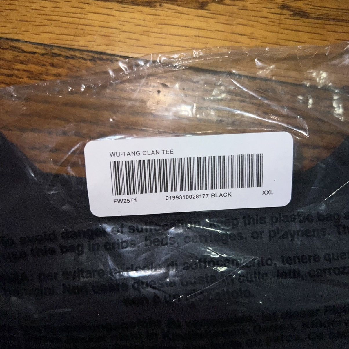 Supreme Supreme Wu Tang Clan Rza Tee Black Size: XXL Size US XXL / EU 58 / 5 - 5 Thumbnail