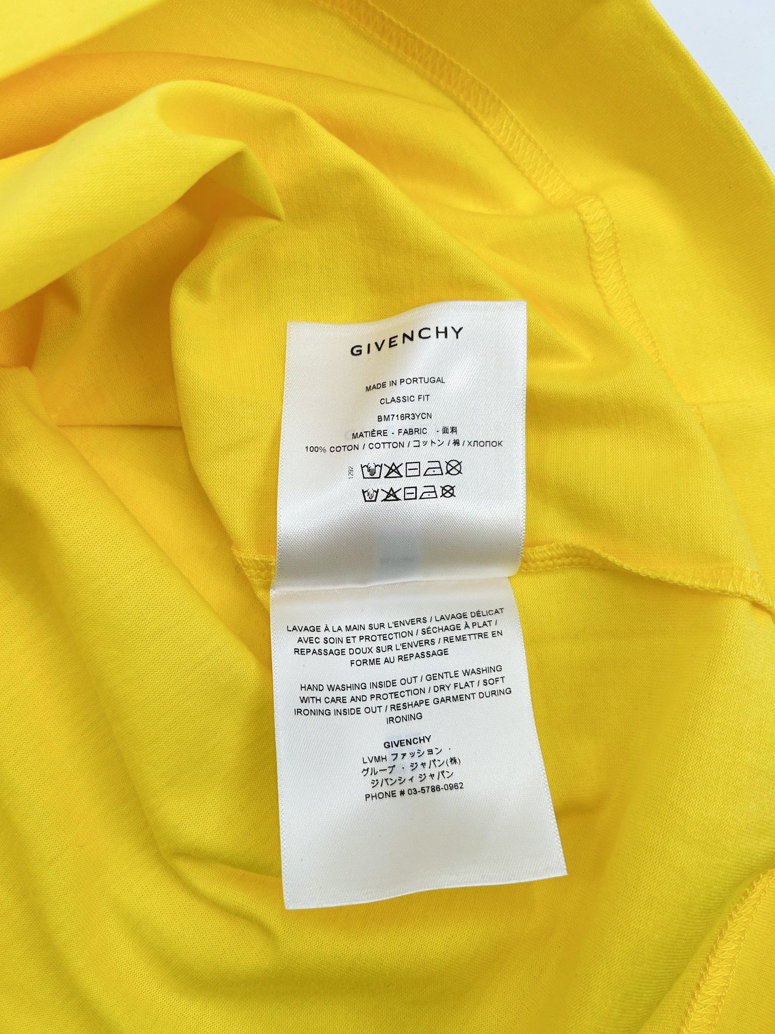 Givenchy Givenchy Yellow TK-MX Jersey T-Shirt 3XL Size US XXL / EU 58 / 5 - 3 Thumbnail