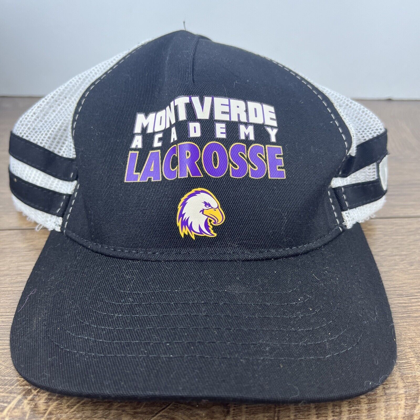 Other Mountverde Academy Lacrosse Hat Eagles Black Hat Adjustable Size ONE SIZE - 2 Thumbnail