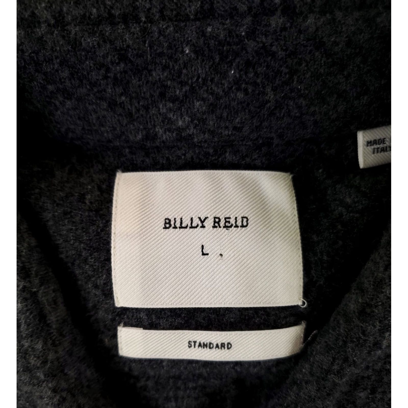 Billy Reid Billy Reid Shirt Flannel Dark Gray Long Sleeve Made Italy Mens L Size US L / EU 52-54 / 3 - 2 Thumbnail