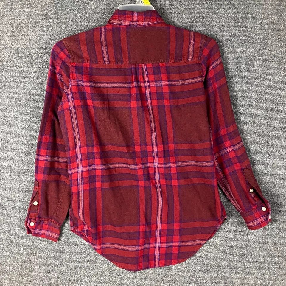 Mossimo Mossimo Button Up Top Women's XS Boyfriend Fit Long Sleeve Size XS / US 0-2 / IT 36-38 - 7 Thumbnail