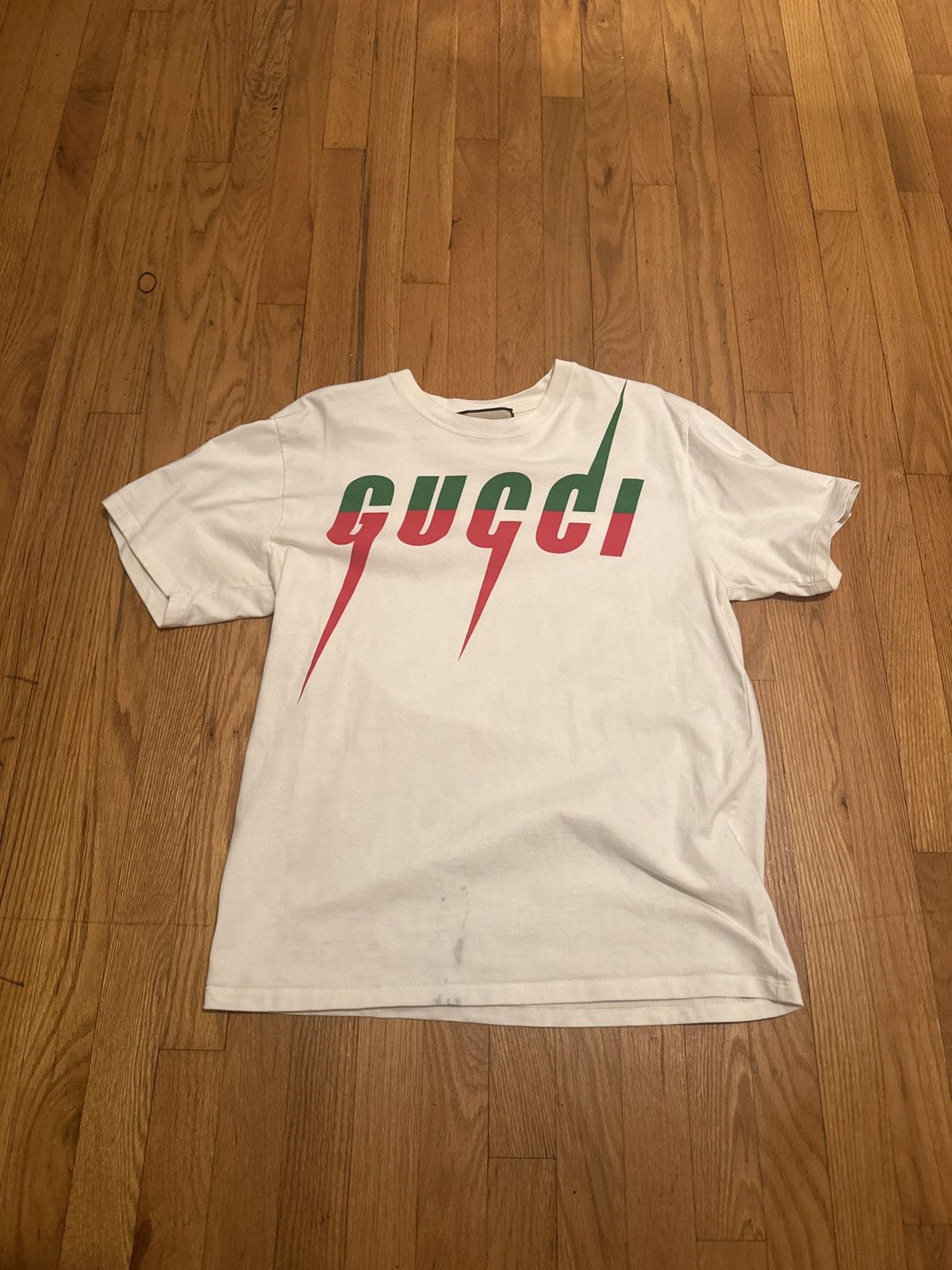 Gucci Pre-Owned Gucci Blade Logo Shirt Size US S / EU 44-46 / 1 - 1 Thumbnail