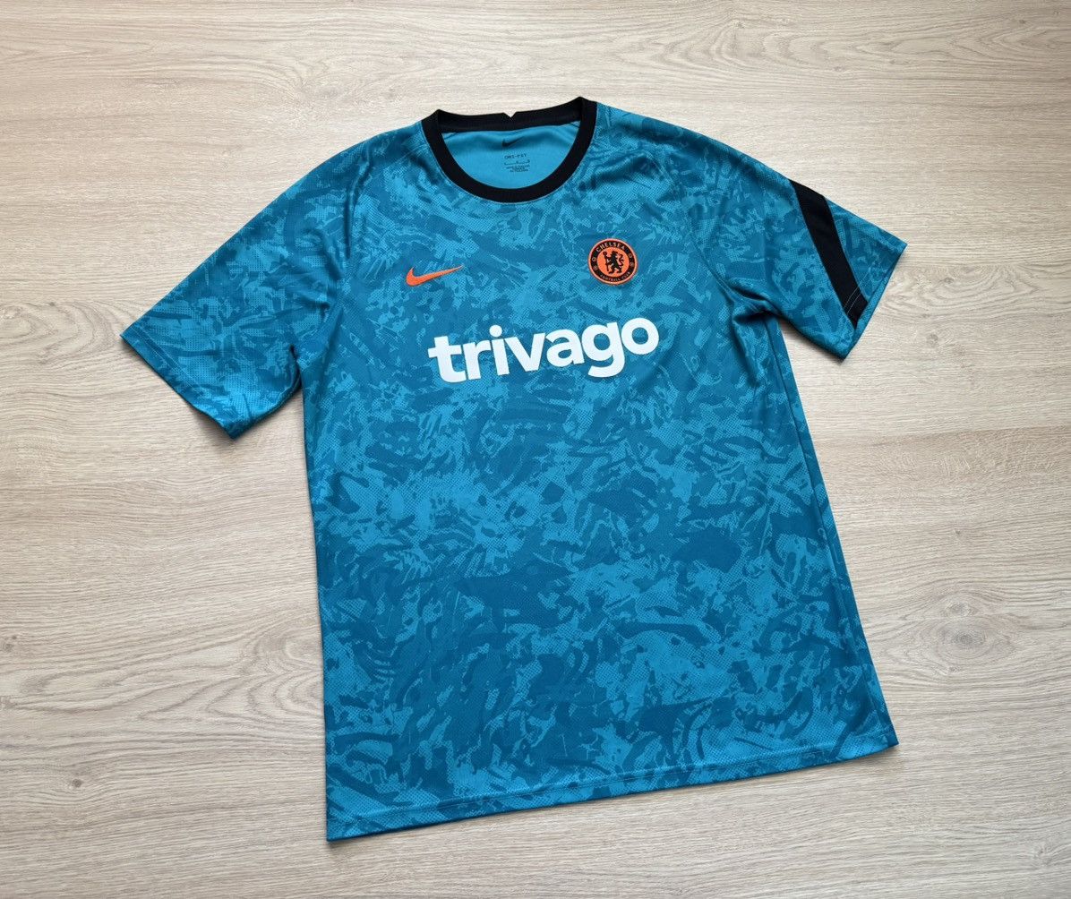 Nike Nike FC Chelsea 2021 Champion League Special Training Shirt Size US L / EU 52-54 / 3 - 1 Thumbnail