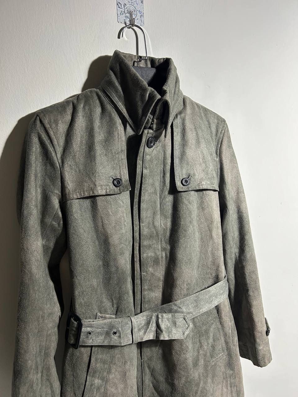 Tornado Mart Tornado Mart Suede Trench Coat Size US M / EU 48-50 / 2 - 2 Thumbnail