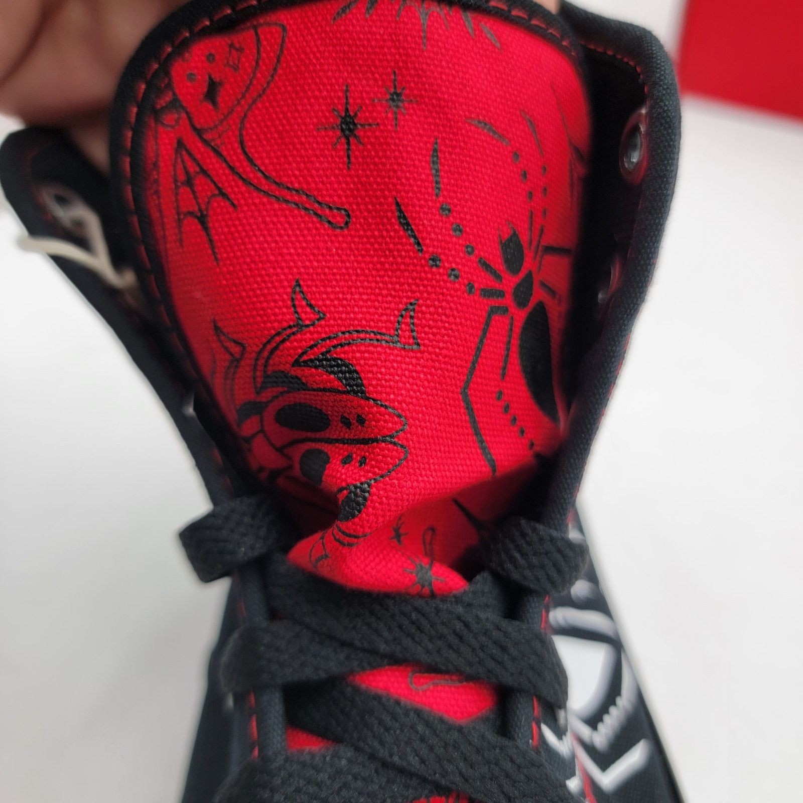 Converse Converse By You CTAS Hi Red/Black Custom Sneakers - Size 8 Size US 8 / EU 41 - 11 Thumbnail