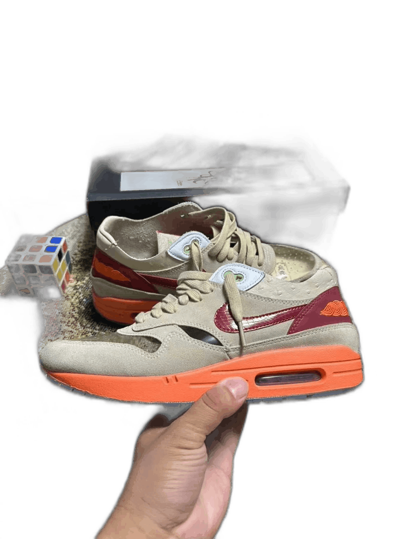 Balenciaga Death Kiss Sneakers Size 43 Orange Size US 10 / EU 43 - 1 Thumbnail