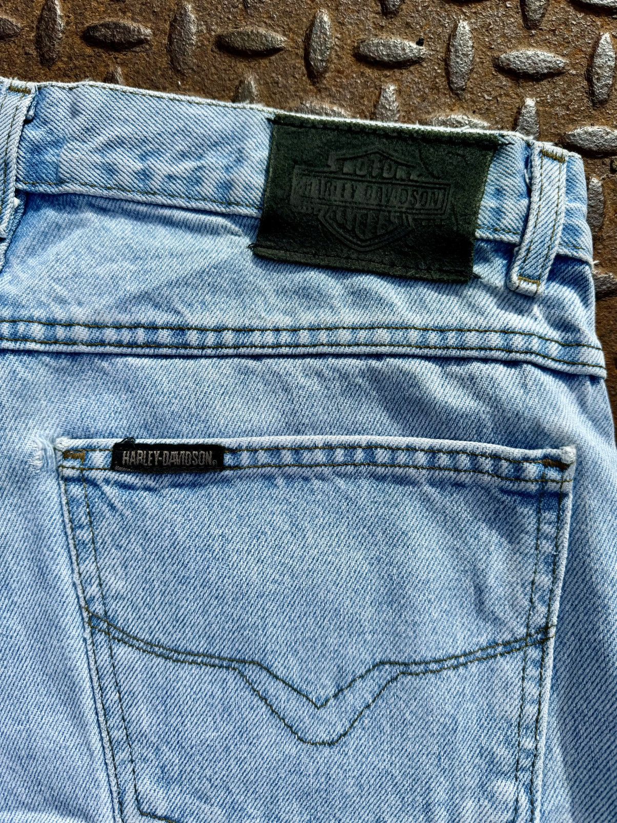 Harley Davidson × Vintage Vintage Harley Davidson Denim Jeans - Men’s Size 32 Size US 32 / EU 48 - 3 Thumbnail