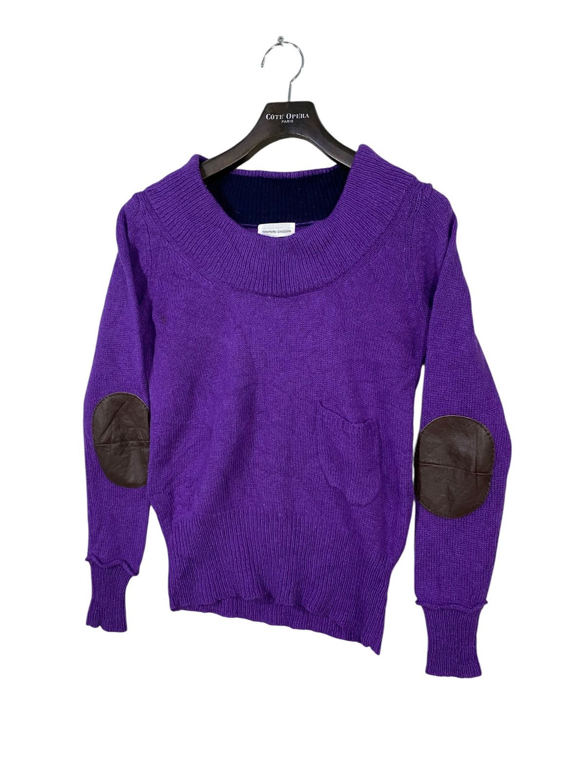 Tsumori Chisato Tsumori chisato knit wool sweater elbow patch single pocket Size US M / EU 48-50 / 2 - 3 Thumbnail