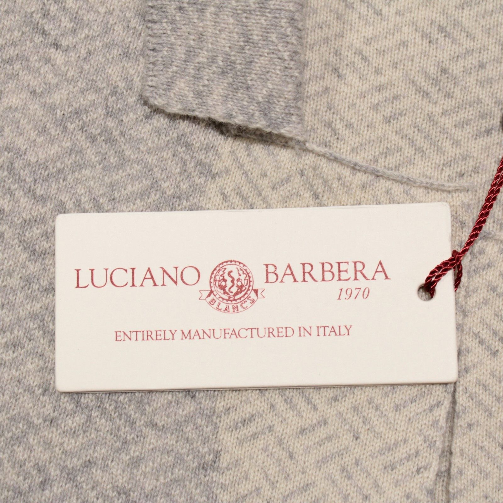 Luciano Barbera Luciano Barbera Sweater Size US M in Gray Size US M / EU 48-50 / 2 - 2 Thumbnail