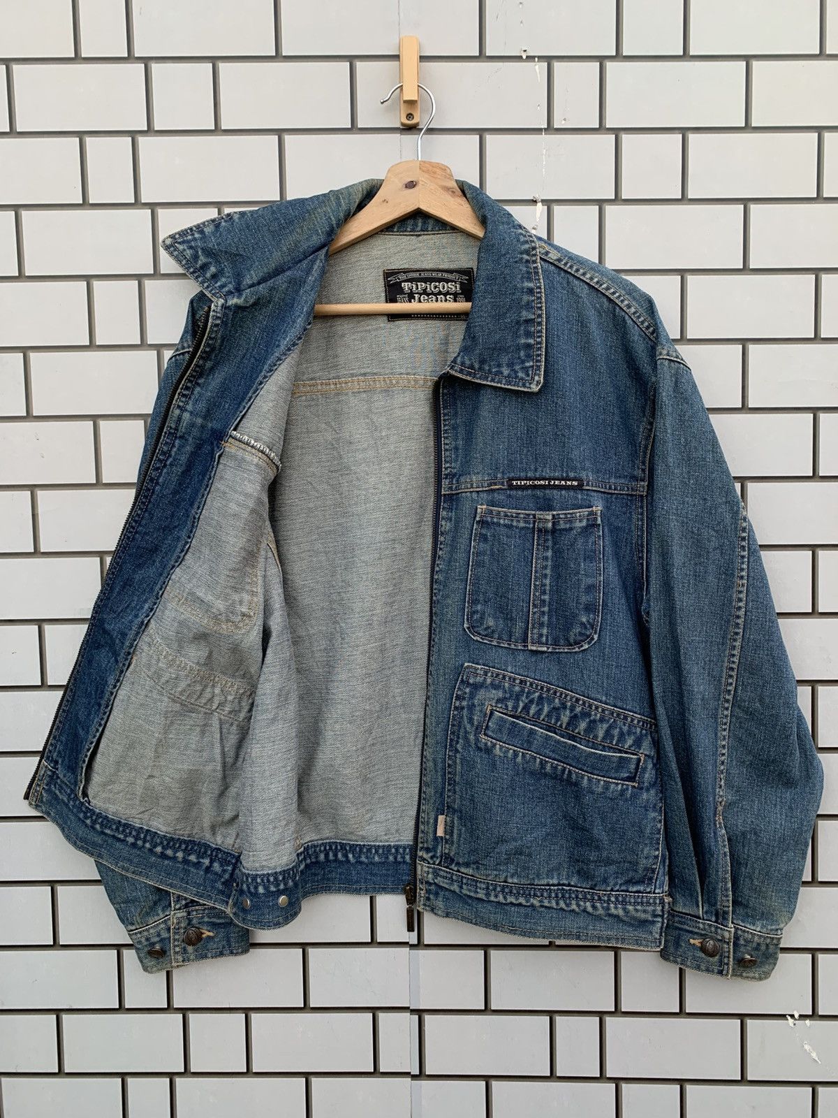 Japanese Brand × Vintage Vintage Japanese Brand Tipicosi Jeans Denim Jacket Size US L / EU 52-54 / 3 - 4 Thumbnail