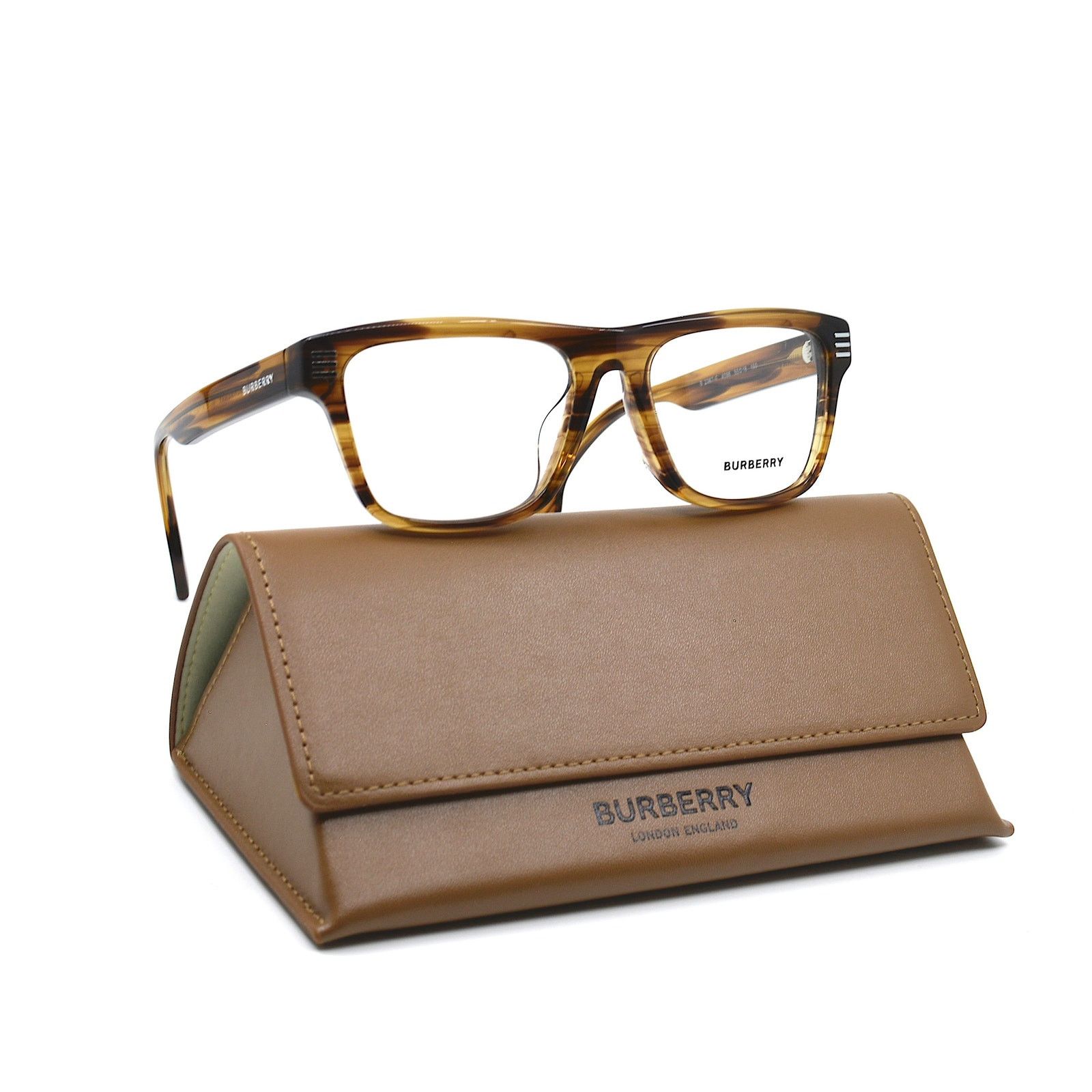 Burberry NEW BURBERRY BE2387F 4095 BROWN HAVANA MEN EYEGLASSES FRAME Size ONE SIZE - 5 Thumbnail